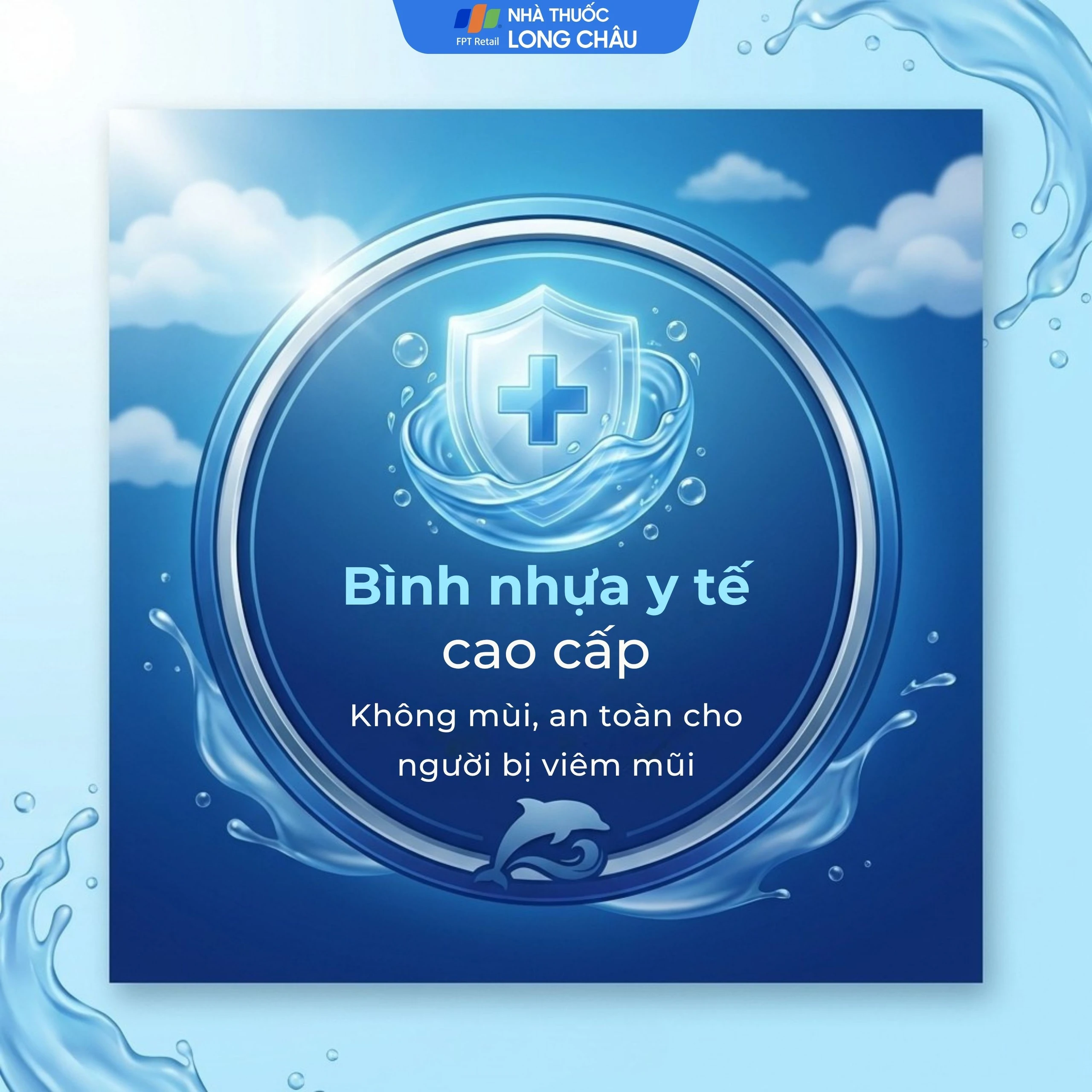 Bộ rửa xoang mũi SRK Saltmax (1 bình + 10 gói) vệ sinh mũi, ngăn ngừa viêm mũi, viêm xoang