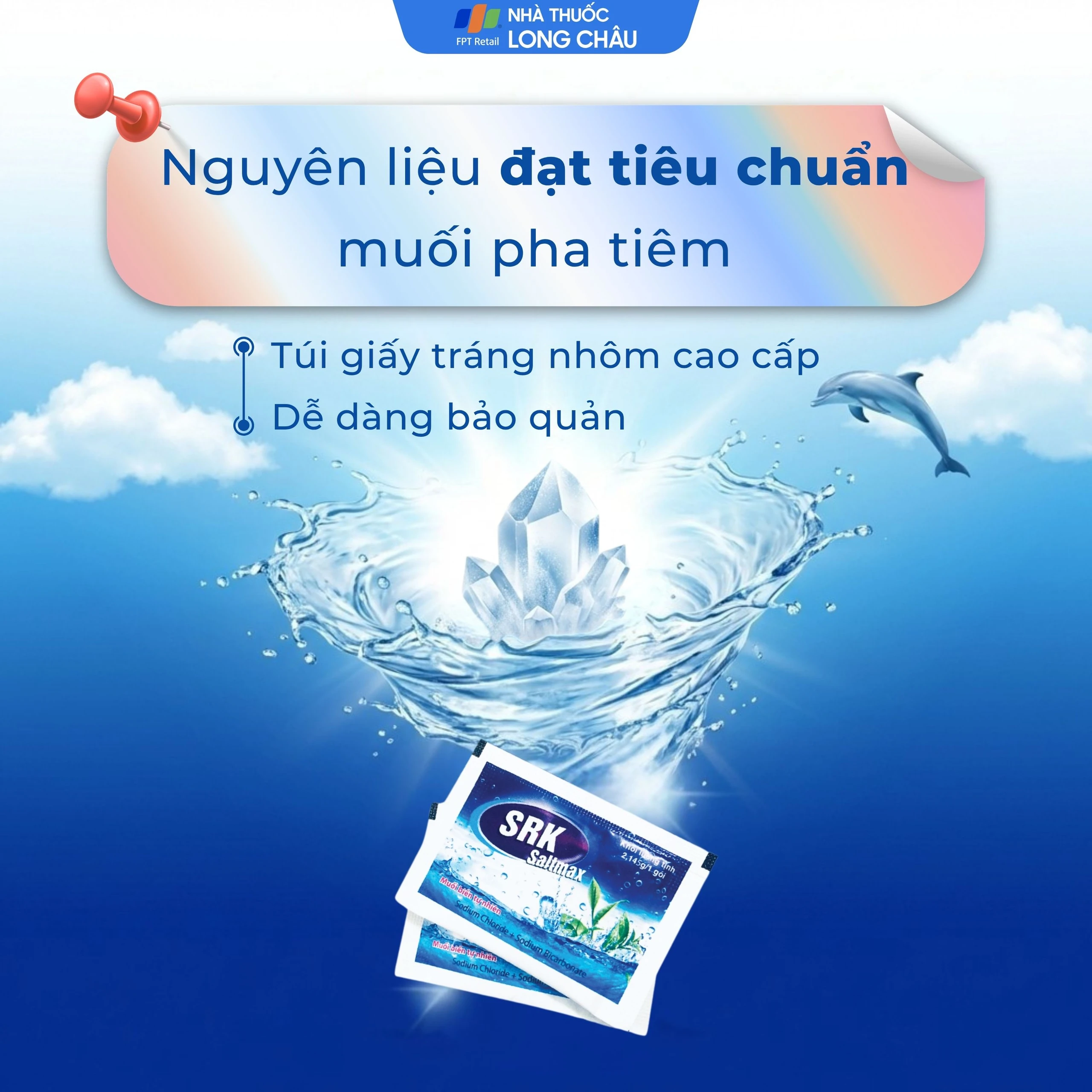 Bộ rửa xoang mũi SRK Saltmax (1 bình + 10 gói) vệ sinh mũi, ngăn ngừa viêm mũi, viêm xoang