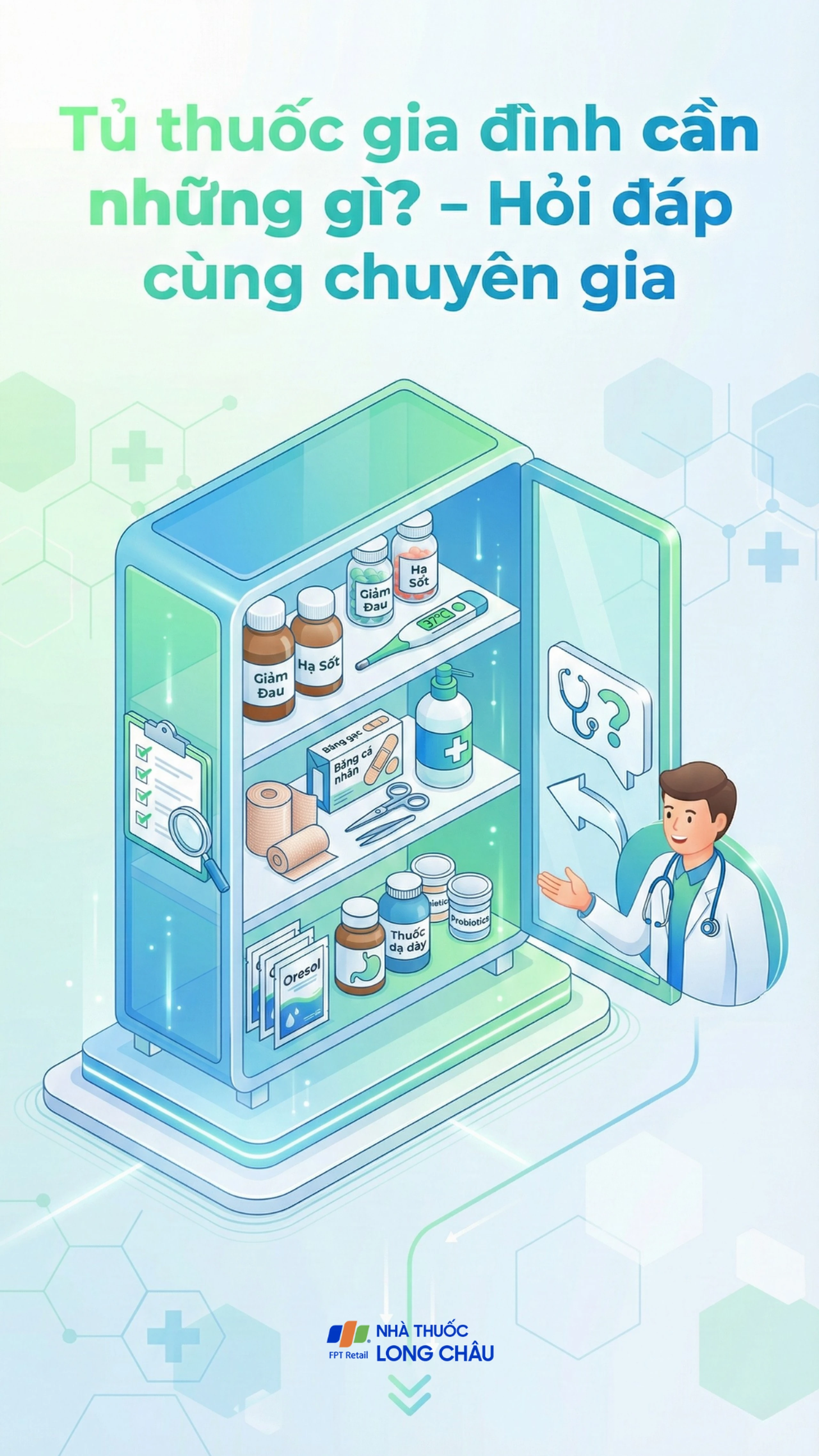 Tủ thuốc gia đình cần những gì? - Hỏi đáp cùng chuyên gia 2