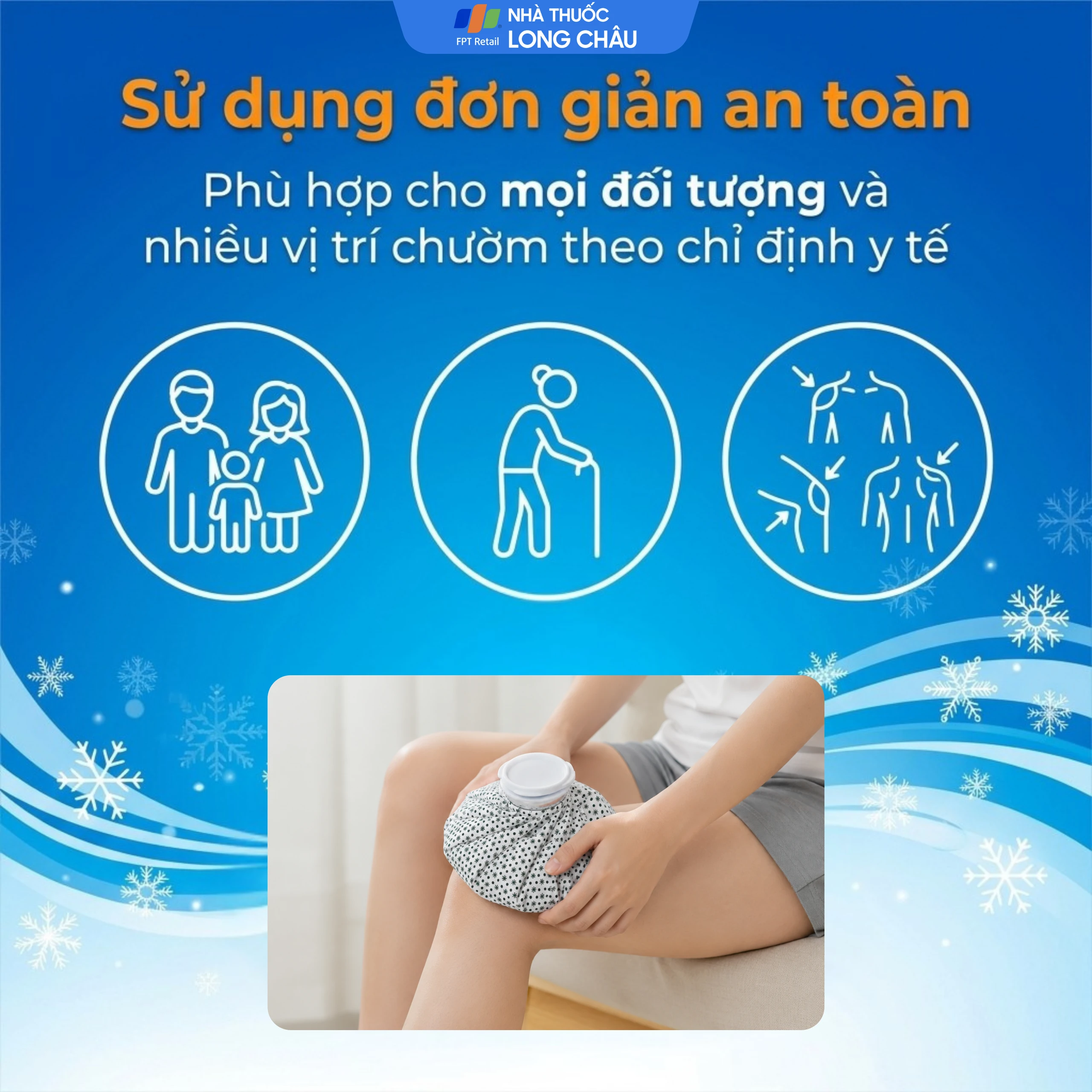 Túi chườm lạnh Sinture PT chườm lạnh, giảm đau vùng chấn thương 7