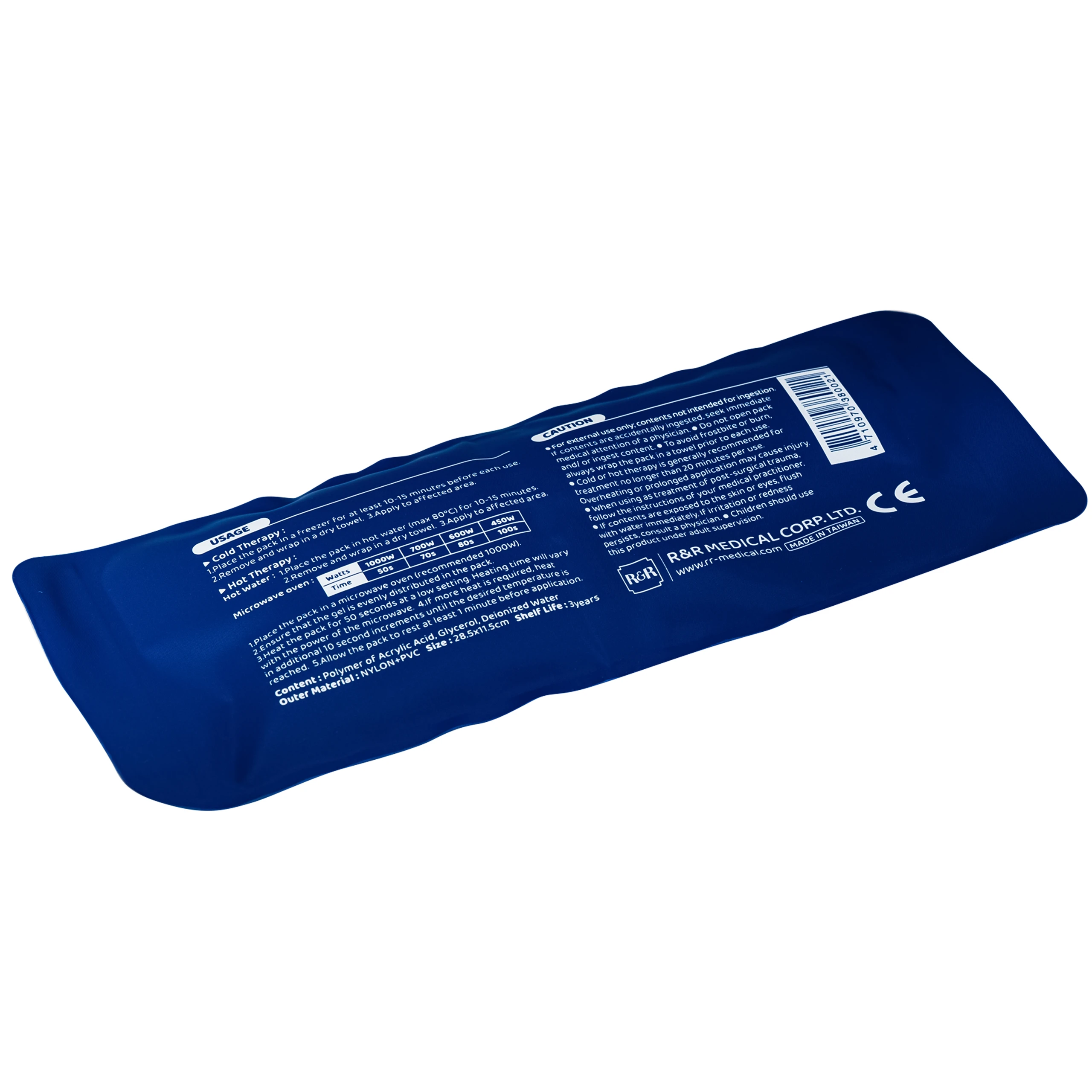 Túi chườm nóng, lạnh Rexicare gel (28.5x11.5cm) Làm giảm co thắt cơ, đau, sưng phù, bầm máy sau chấn thương, thủ thuật nha khoa, côn trùng cắn 6
