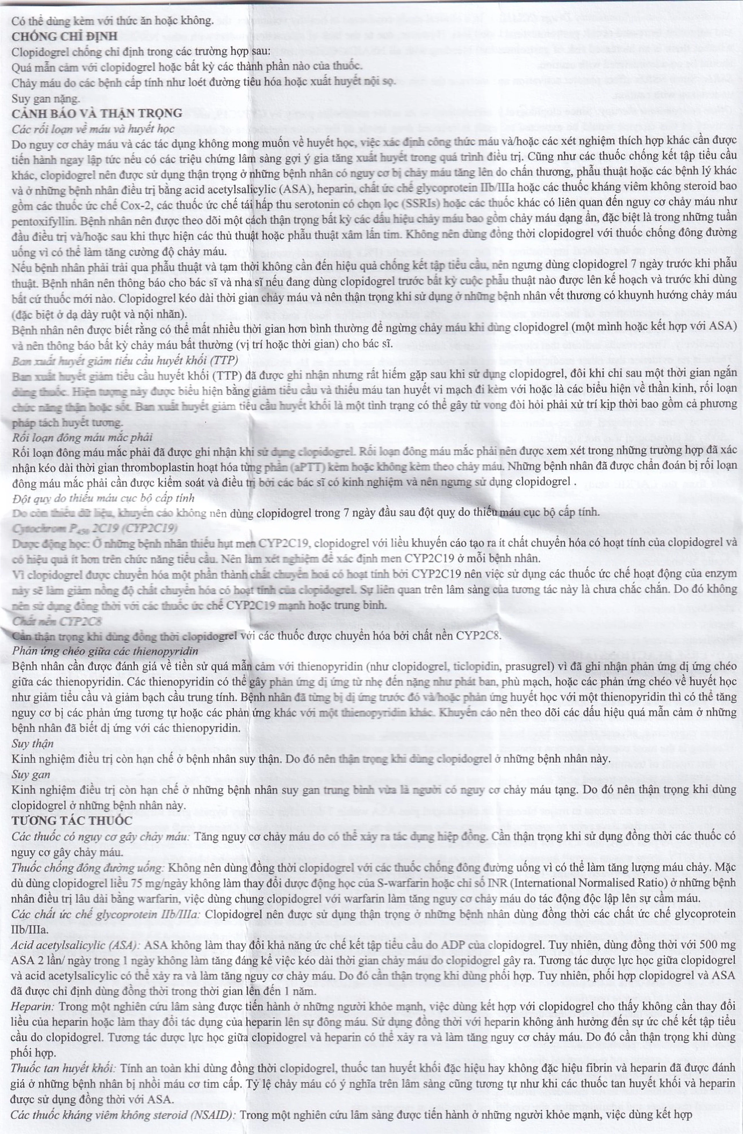 Thuốc Univixin Clopidogrel 75mg Korea United giảm các biến cố do xơ vữa động mạch (3 vỉ x 10 viên)