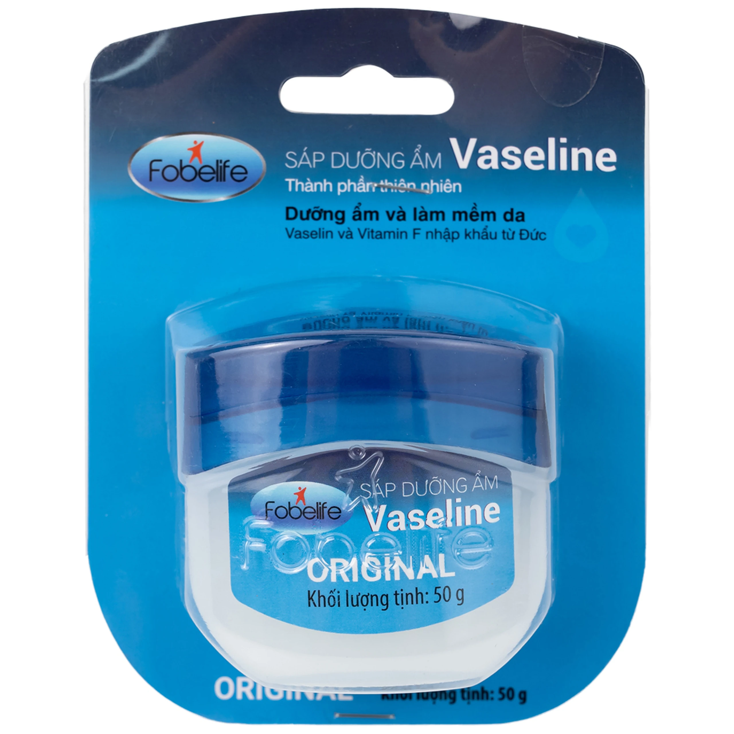 Sáp dưỡng ẩm Vaseline Fobelife làm mềm da, ngăn ngừa nứt nẻ (50g)