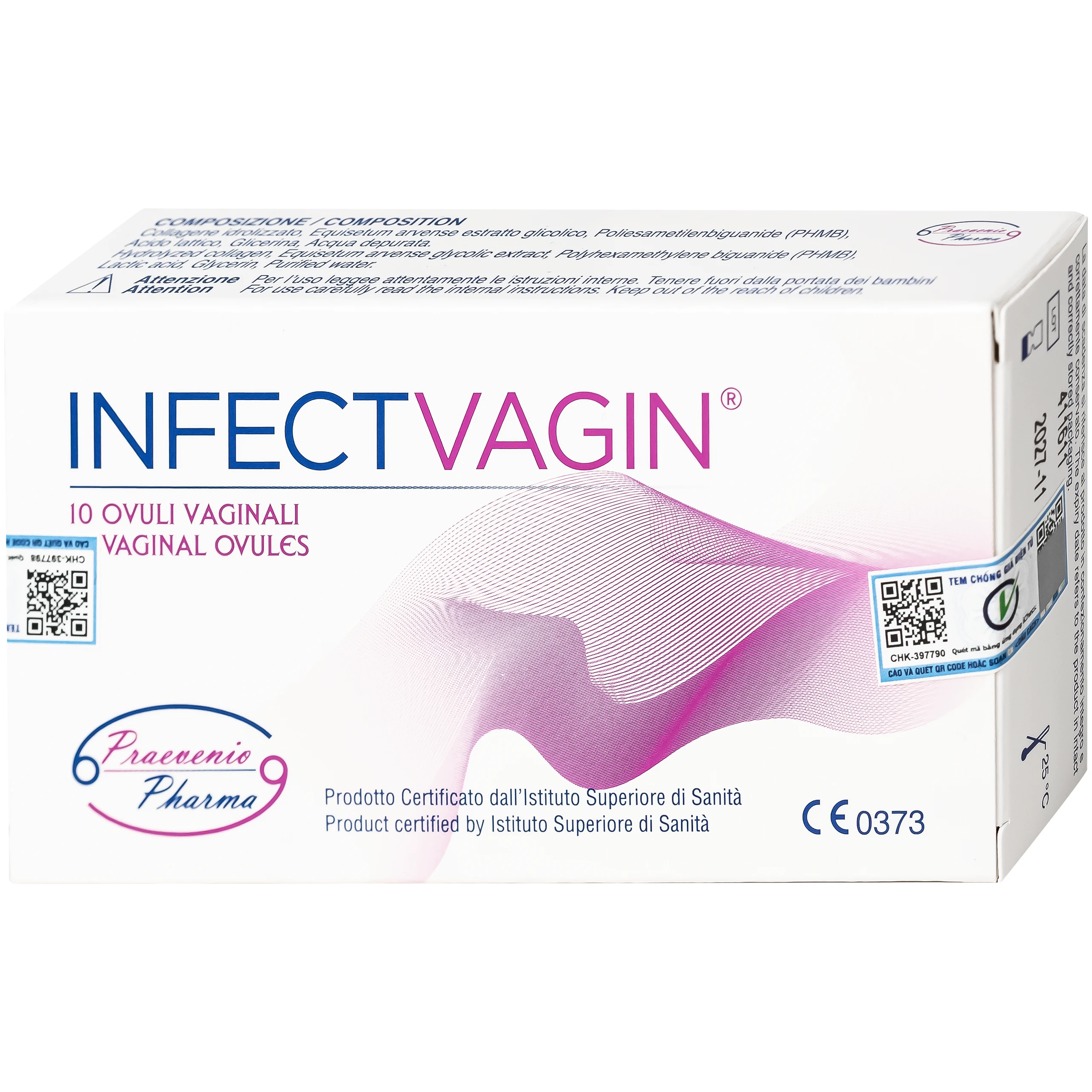 Viên đặt âm đạo Infectvagin hỗ trợ điều trị viêm cổ tử cung, teo niêm mạc âm đạo (2 vỉ x 5 viên) 6