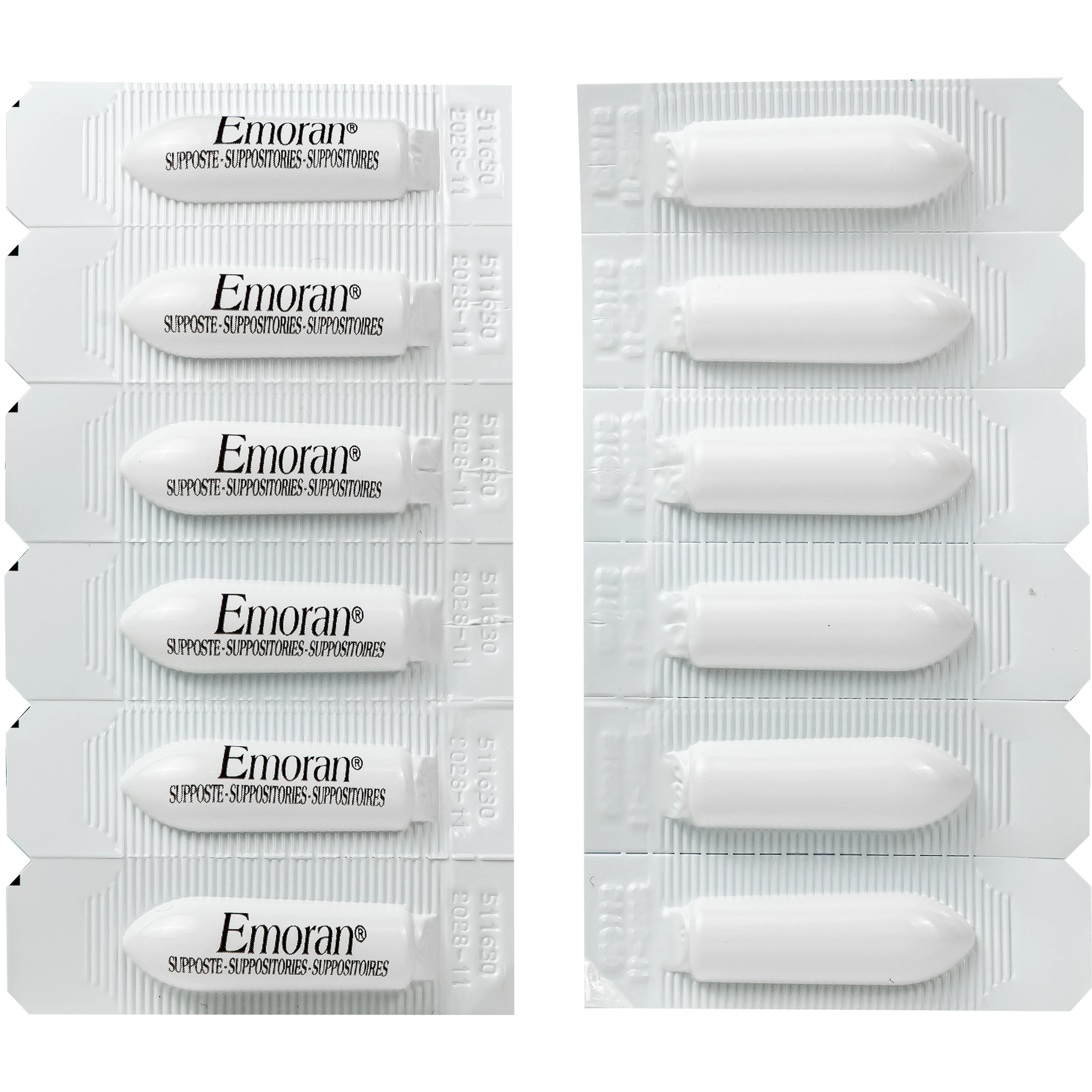 Viên đặt hậu môn Emoran Italy hỗ trợ điều trị trĩ và viêm trực tràng (1 vỉ x 6 viên) 6