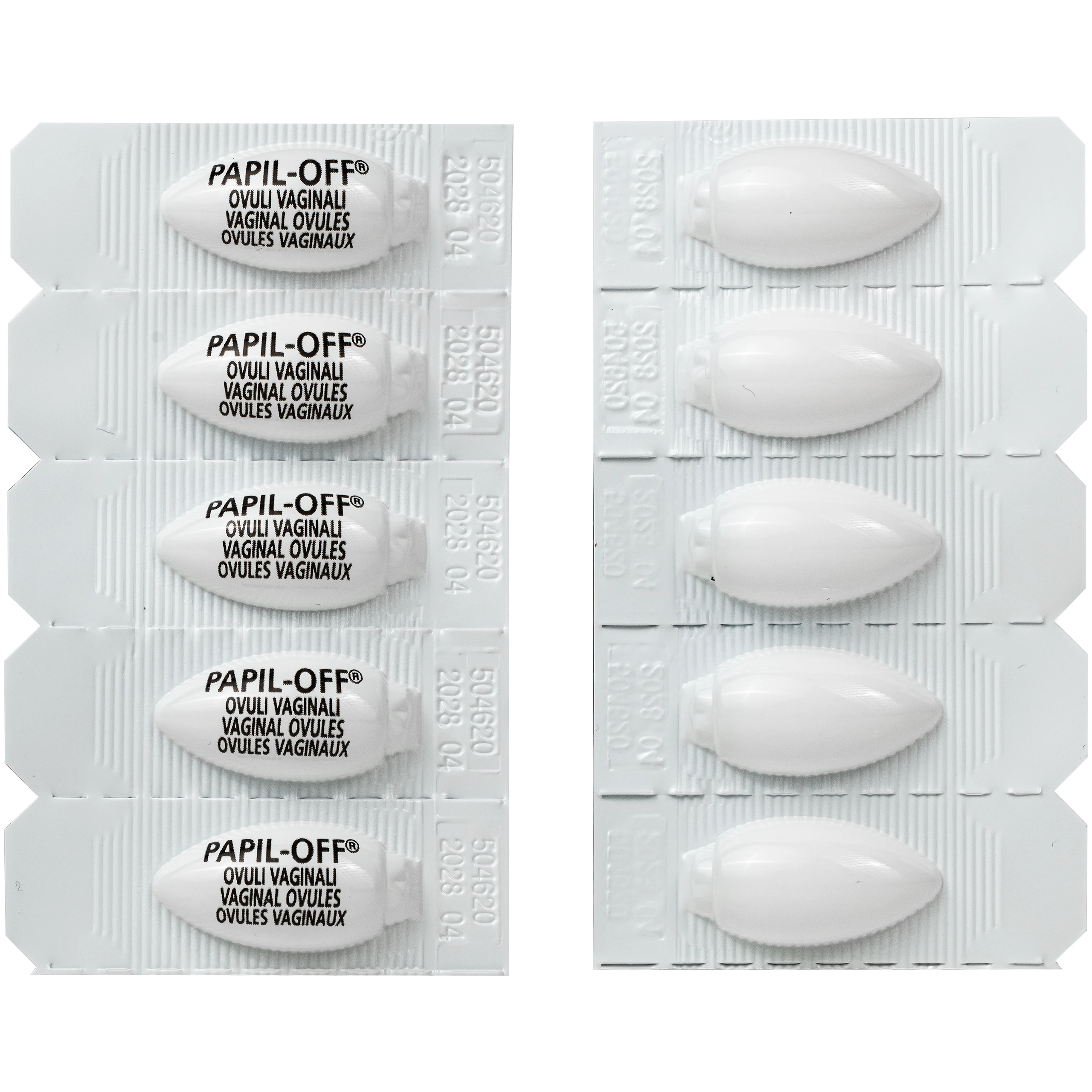 Viên đặt phụ khoa Papil-Off phòng ngừa và hỗ trợ điều trị tổn thương do virus HPV (2 vỉ x 5 viên) 5