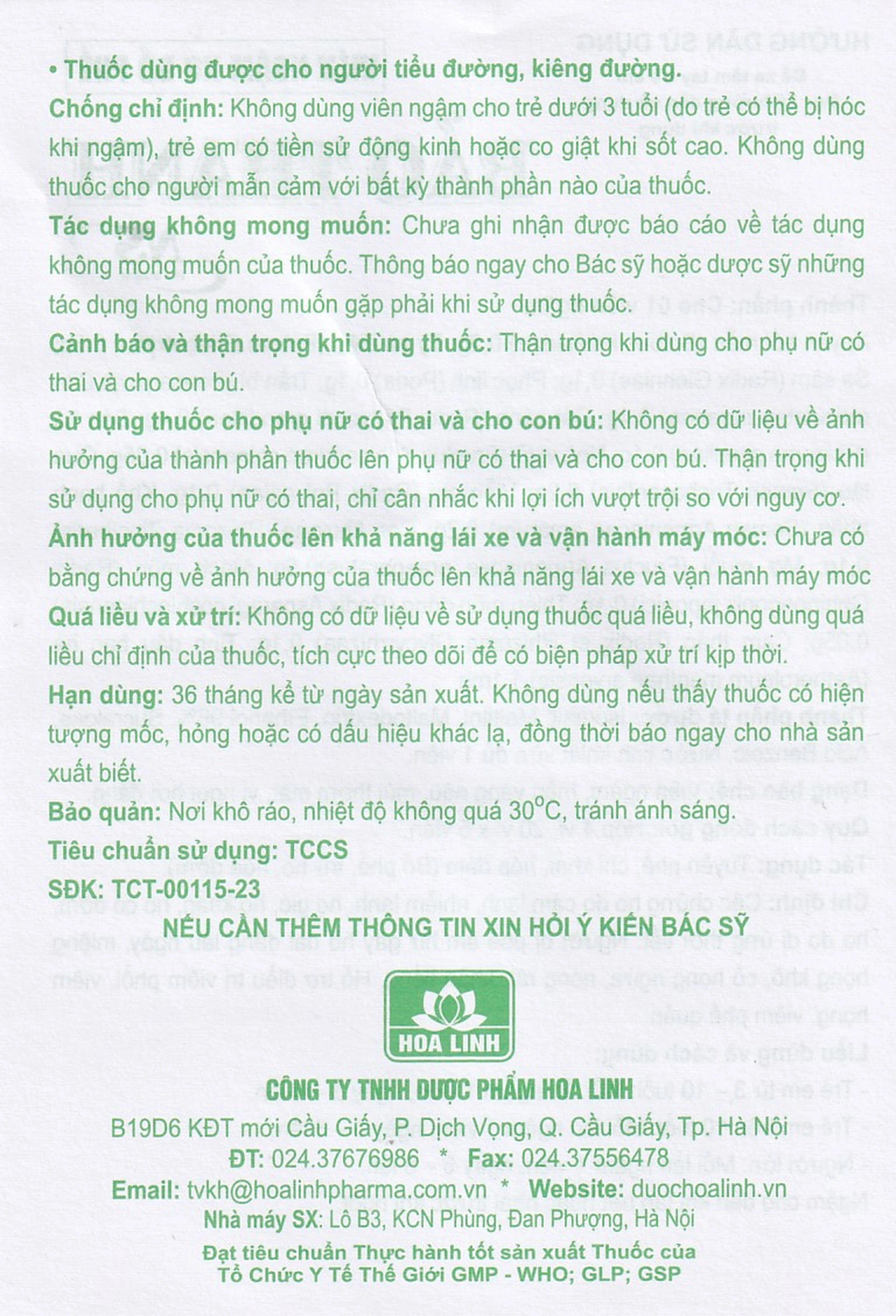 Viên ngậm ho bổ phế Bảo Thanh không đường dùng giảm các chứng ho do cảm lạnh, nhiễm lạnh (20 vỉ x 5 viên)