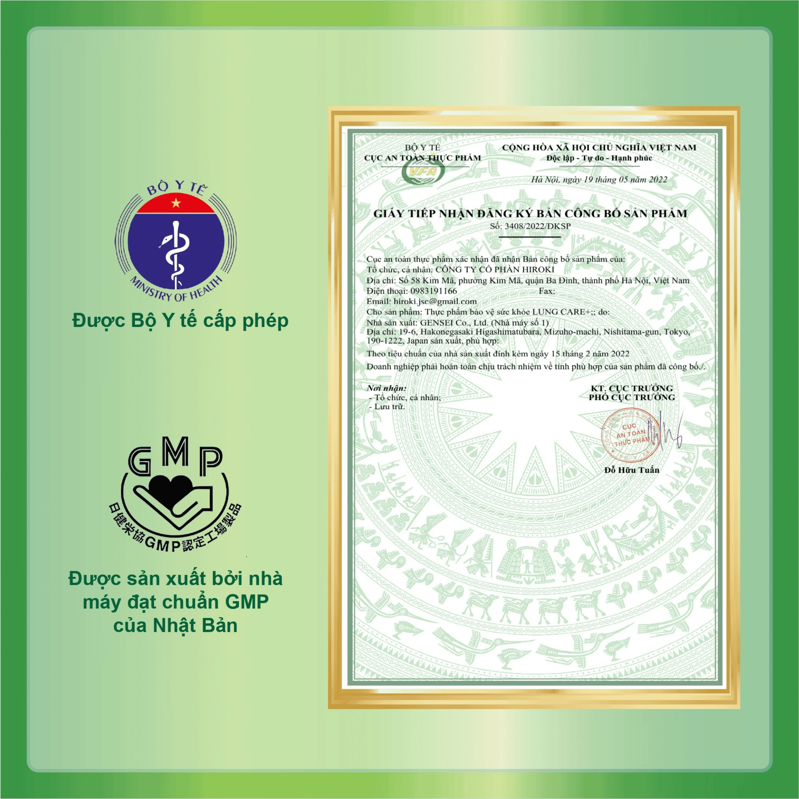 Viên uống bổ phổi, hỗ trợ hệ hô hấp khỏe mạnh Lung Care+ Jpanwell (60 viên) 5