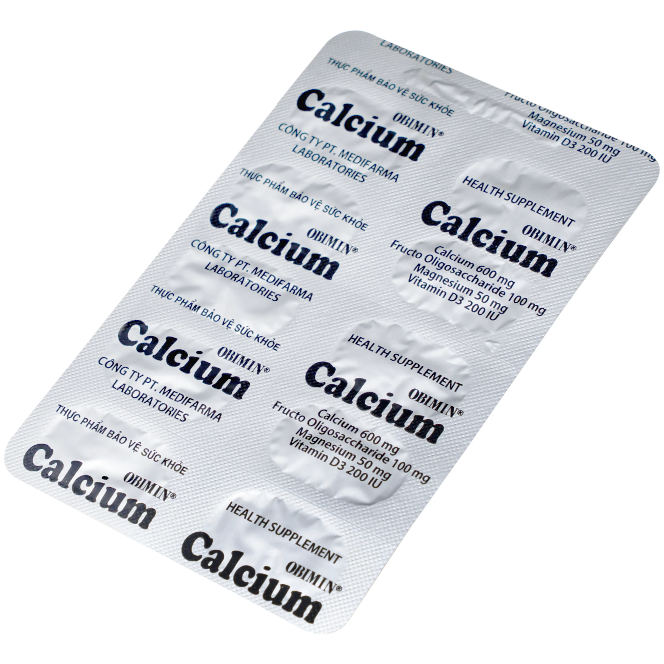 Viên uống bổ sung Calci, Magne Obimin Calcium United (3 vỉ x 10 viên) 6