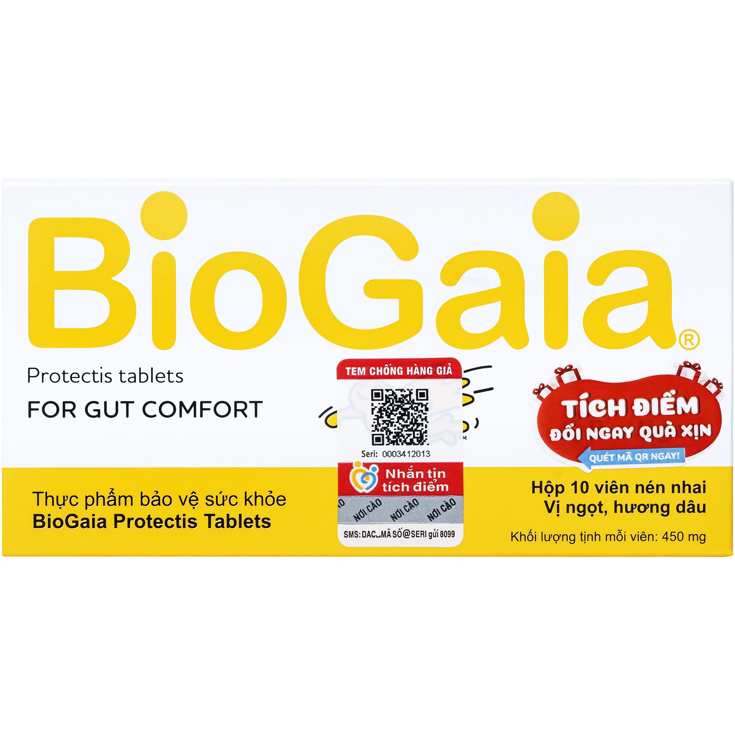 Viên bổ sung lợi khuẩn cho đường tiêu hóa BioGaia Protectis Tablets (10 viên) 6