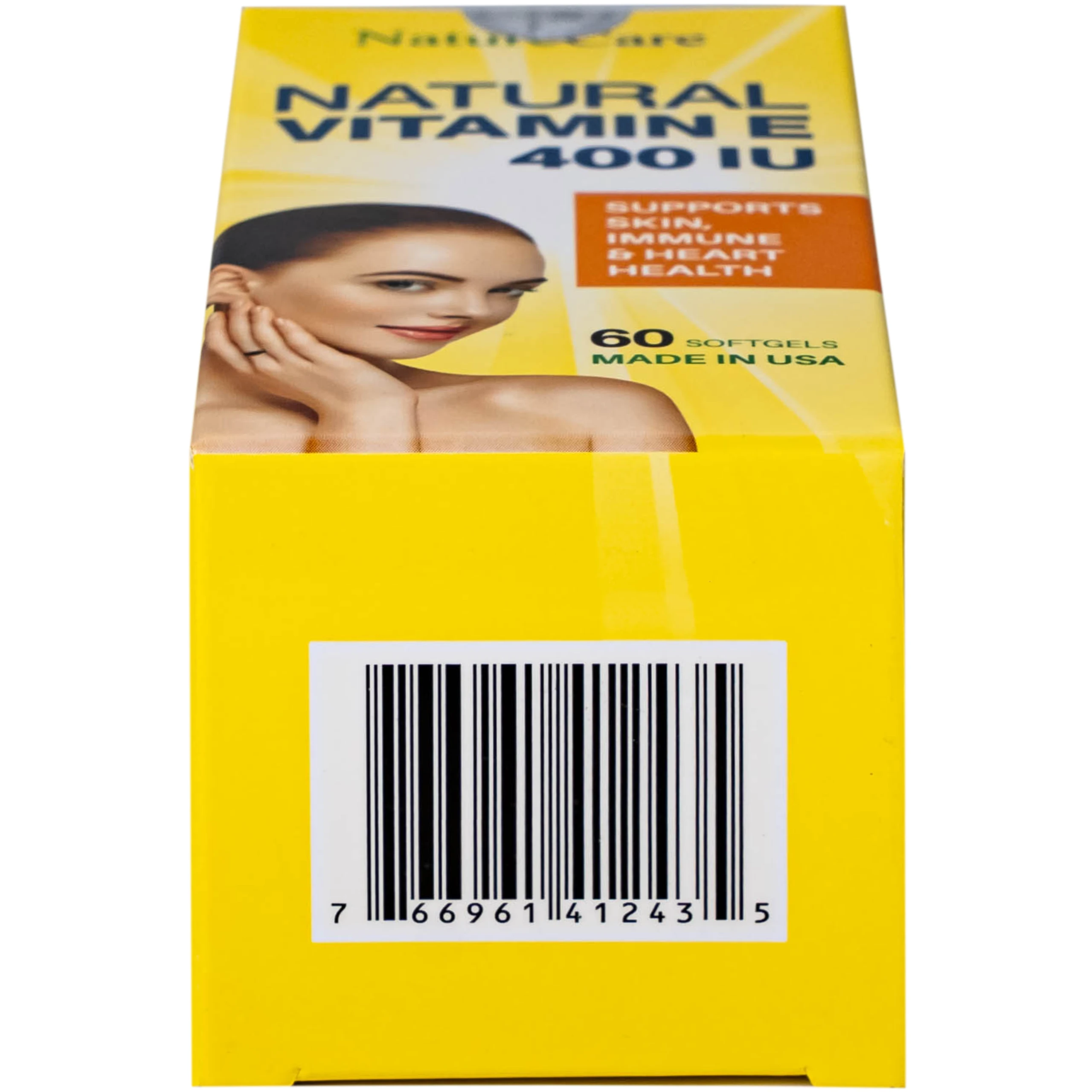 Viên uống giúp làm đẹp da, cải thiện sức khỏe da Natural Vitamin E 400 IU NatureCare (60 viên)