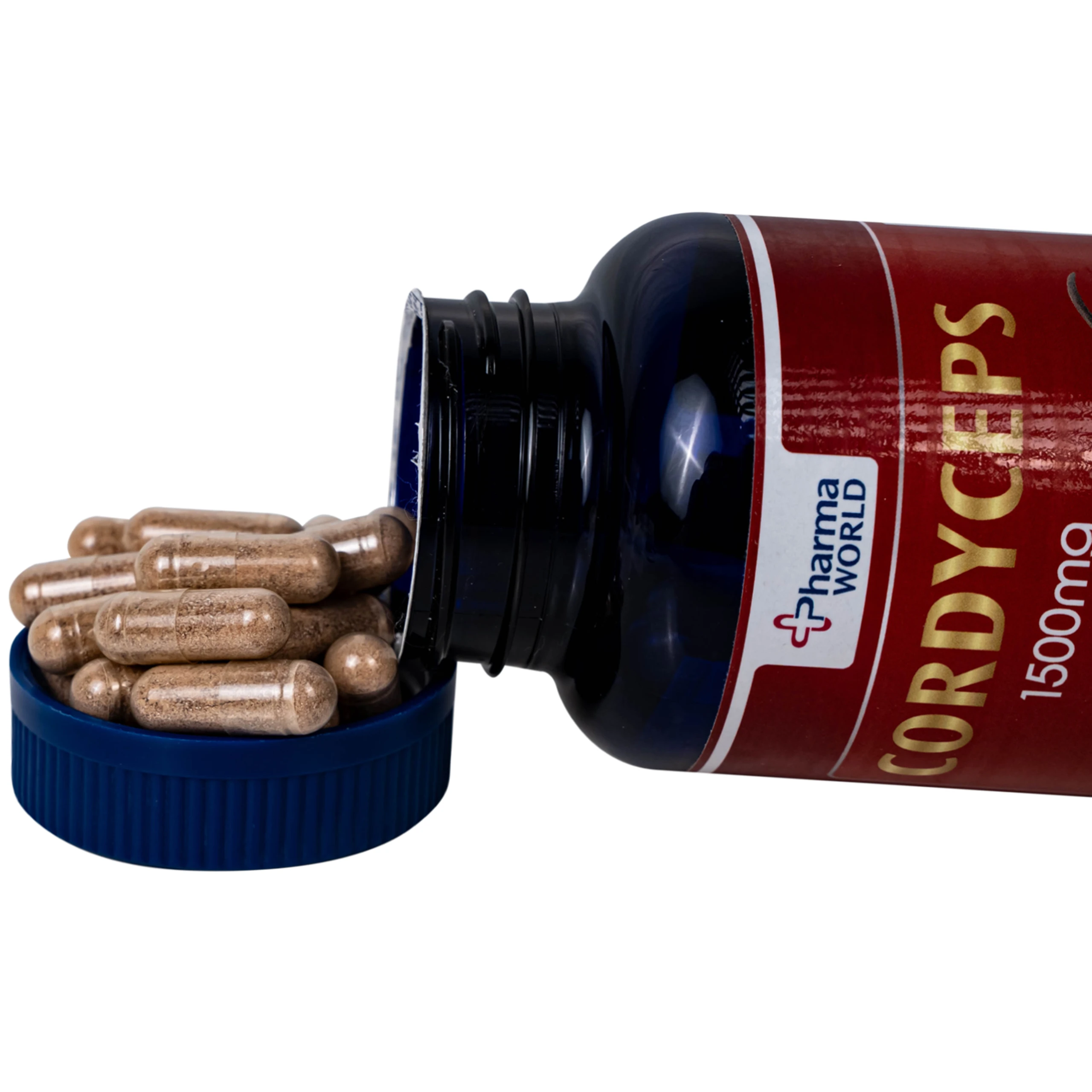 Viên uống Đông Trùng Hạ Thảo giúp tăng cường sức khỏe Cordyceps 1500mg Pharma World (60 viên)