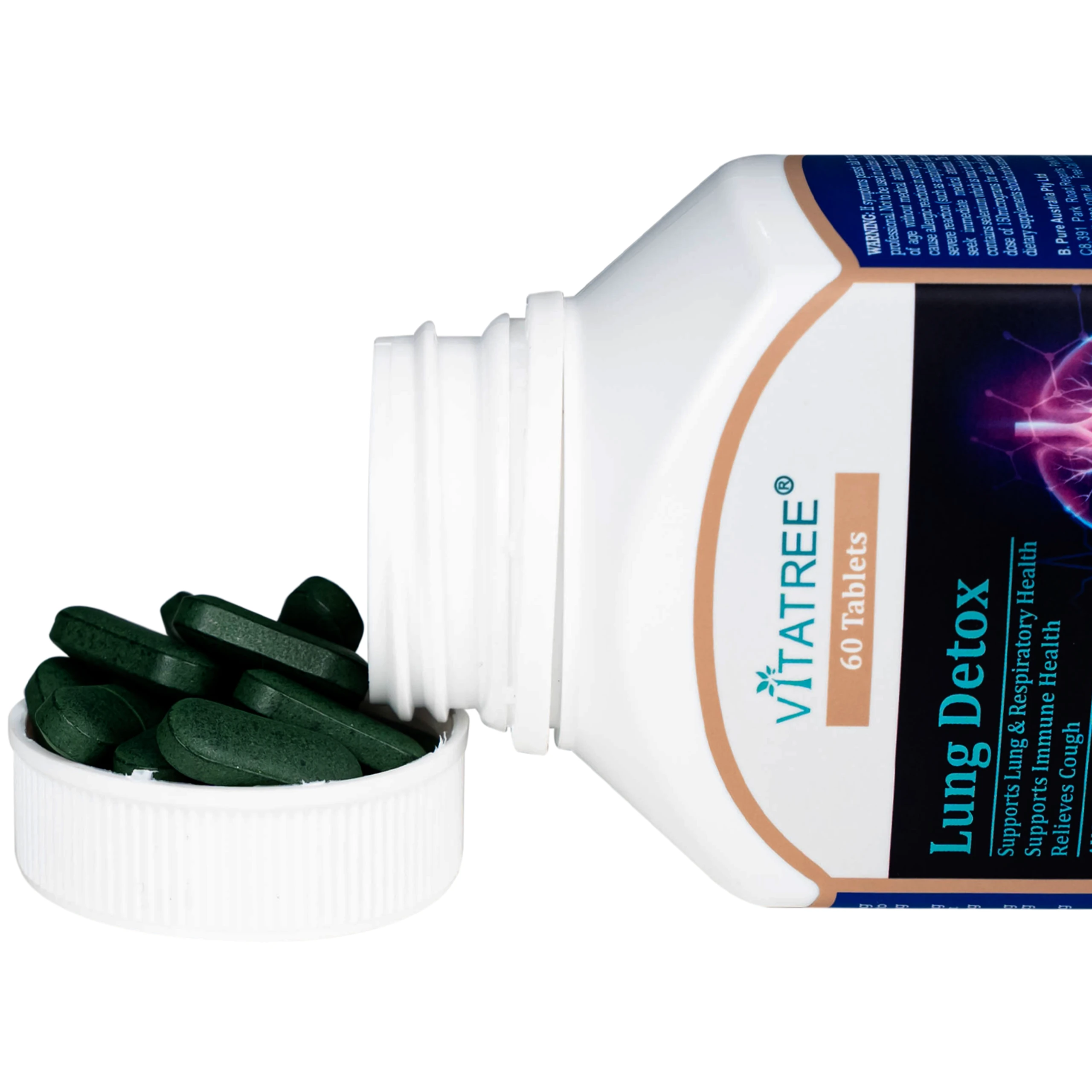 Viên uống hỗ trợ giảm ho, tăng cường sức đề kháng Vitatree Lung Detox (Hộp 60 viên) 7