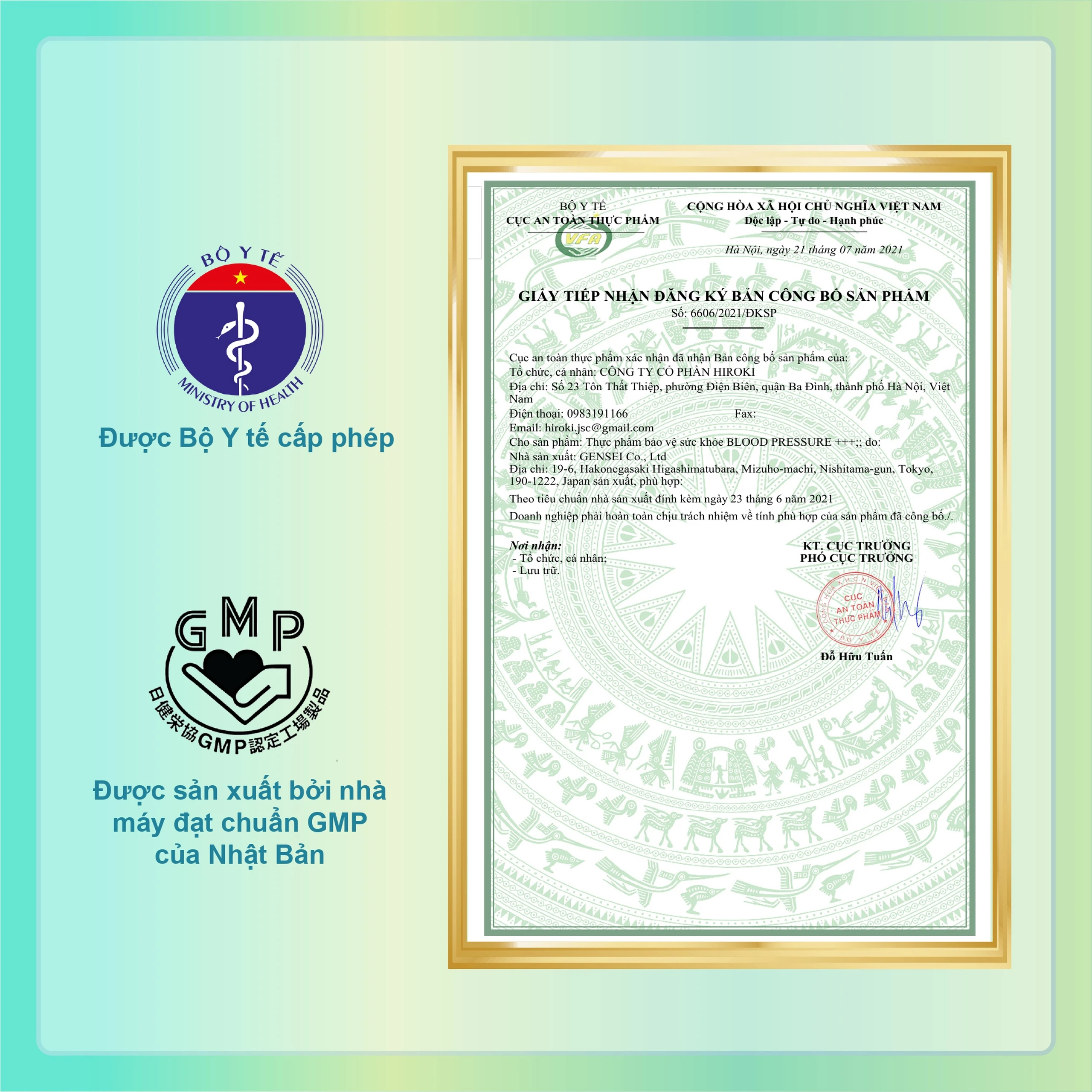 Viên uống hỗ trợ giảm nguy cơ cao huyết áp do mỡ máu cao Blood Pressure+++ Jpanwell (60 viên) 6