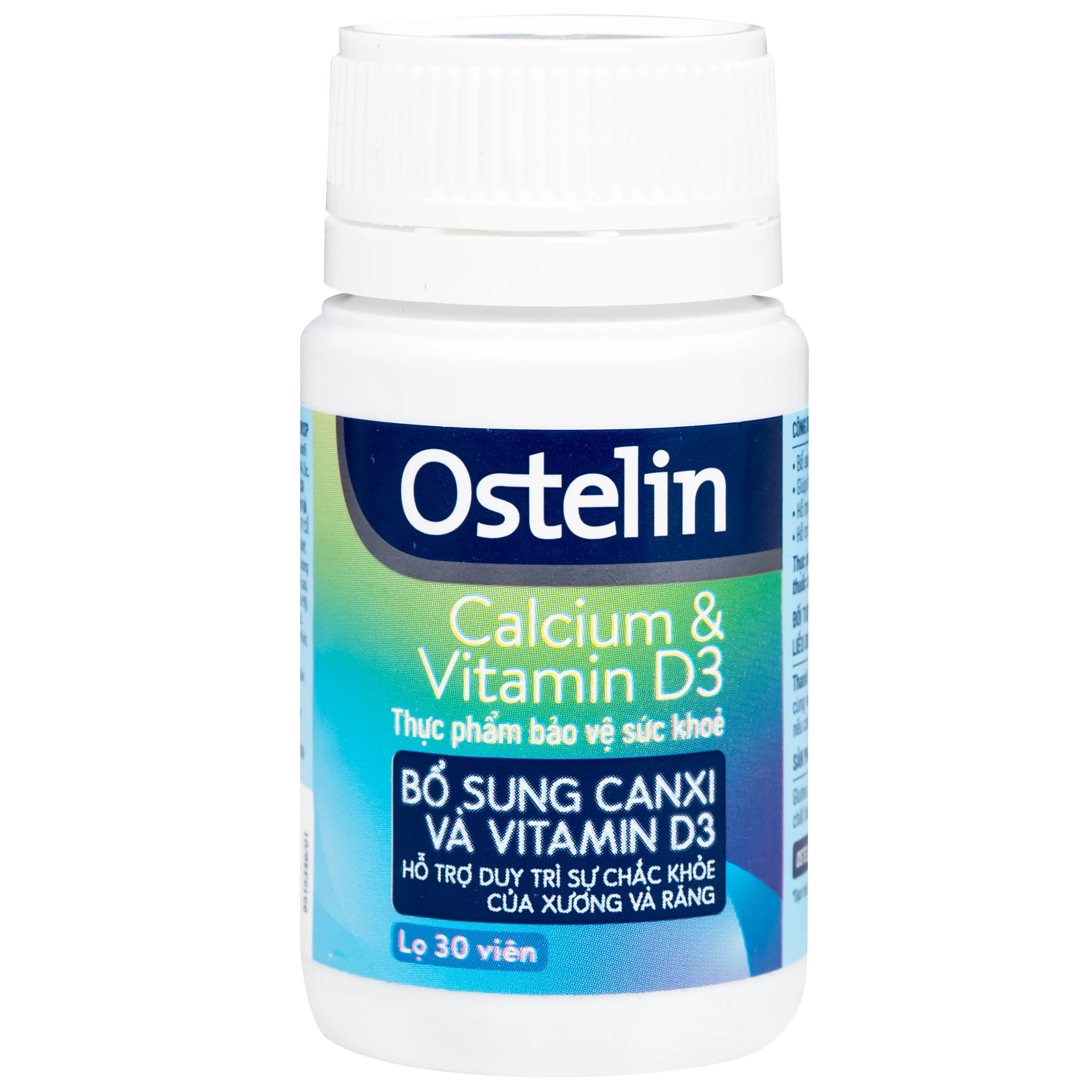 Viên uống Ostelin Calcium & Vitamin D3 Sanofi giúp tăng hấp thụ canxi, duy trì xương và răng chắc khỏe (30 viên) 1