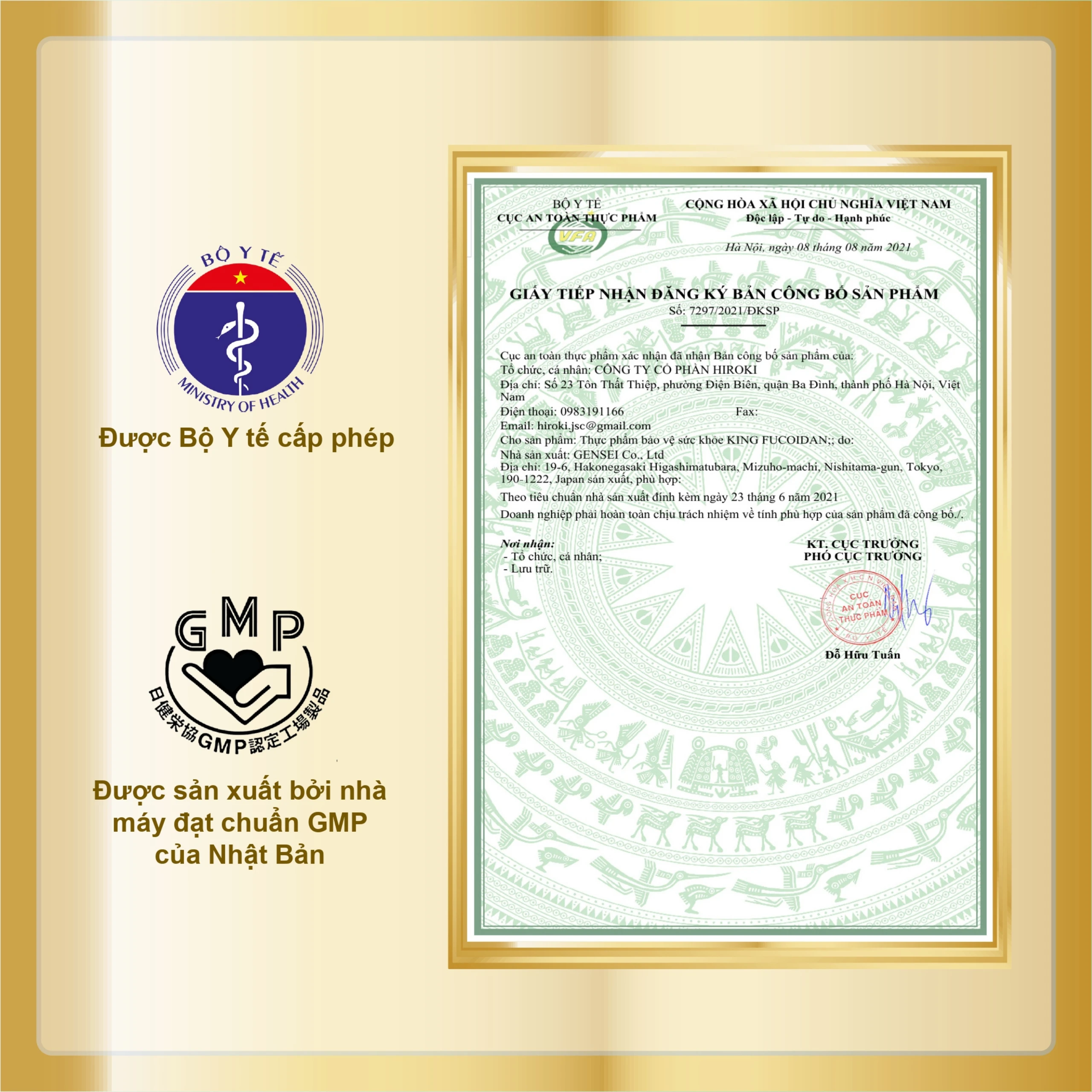 Viên uống giúp tăng đề kháng và trung hòa gốc tự do, giảm tác dụng phụ của hóa chất King Fucoidan Jpanwell (120 viên) 6