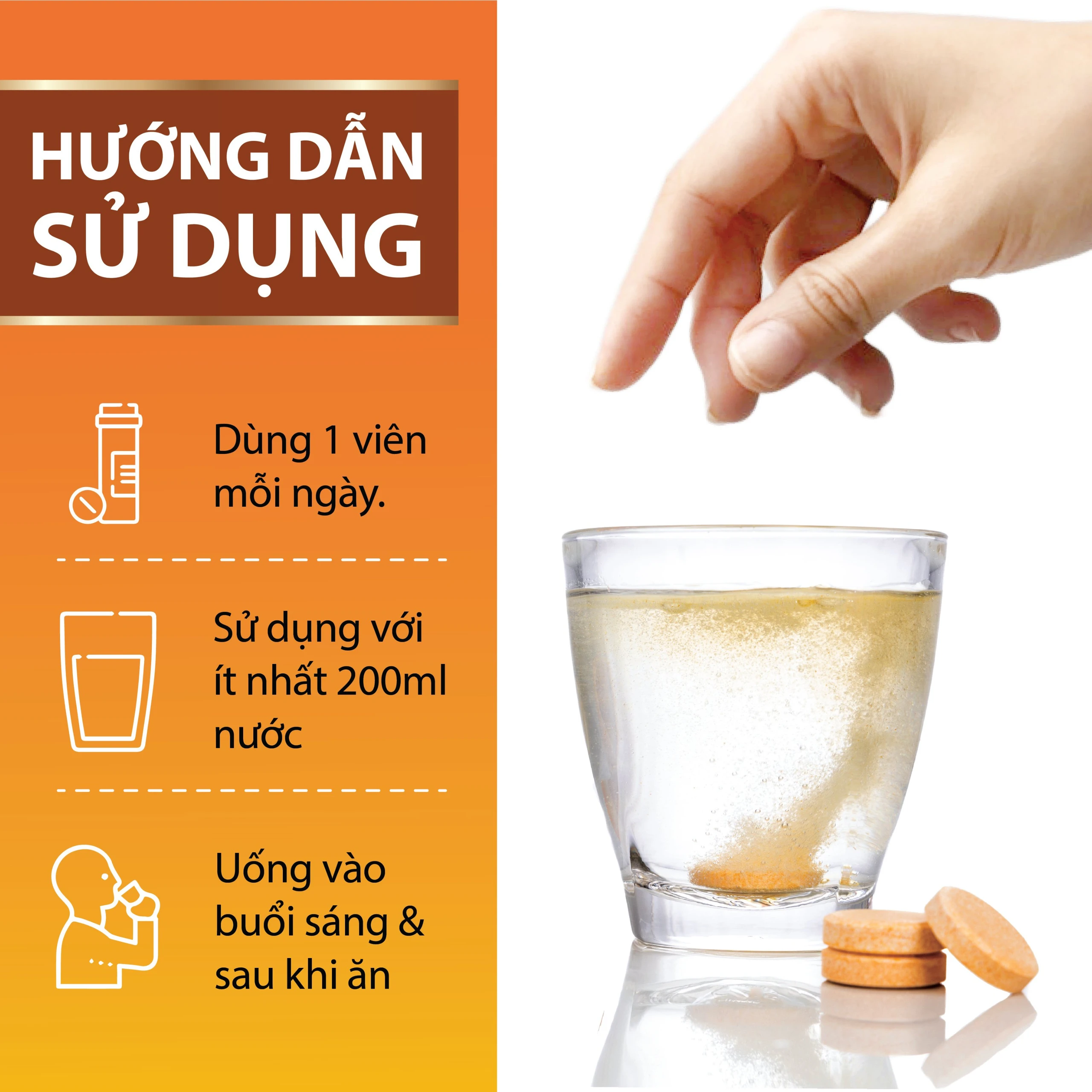 Viên sủi tăng cường sức đề kháng cho cơ thể Optimax Immunity Booster Vid-Fighter (20 viên) 6
