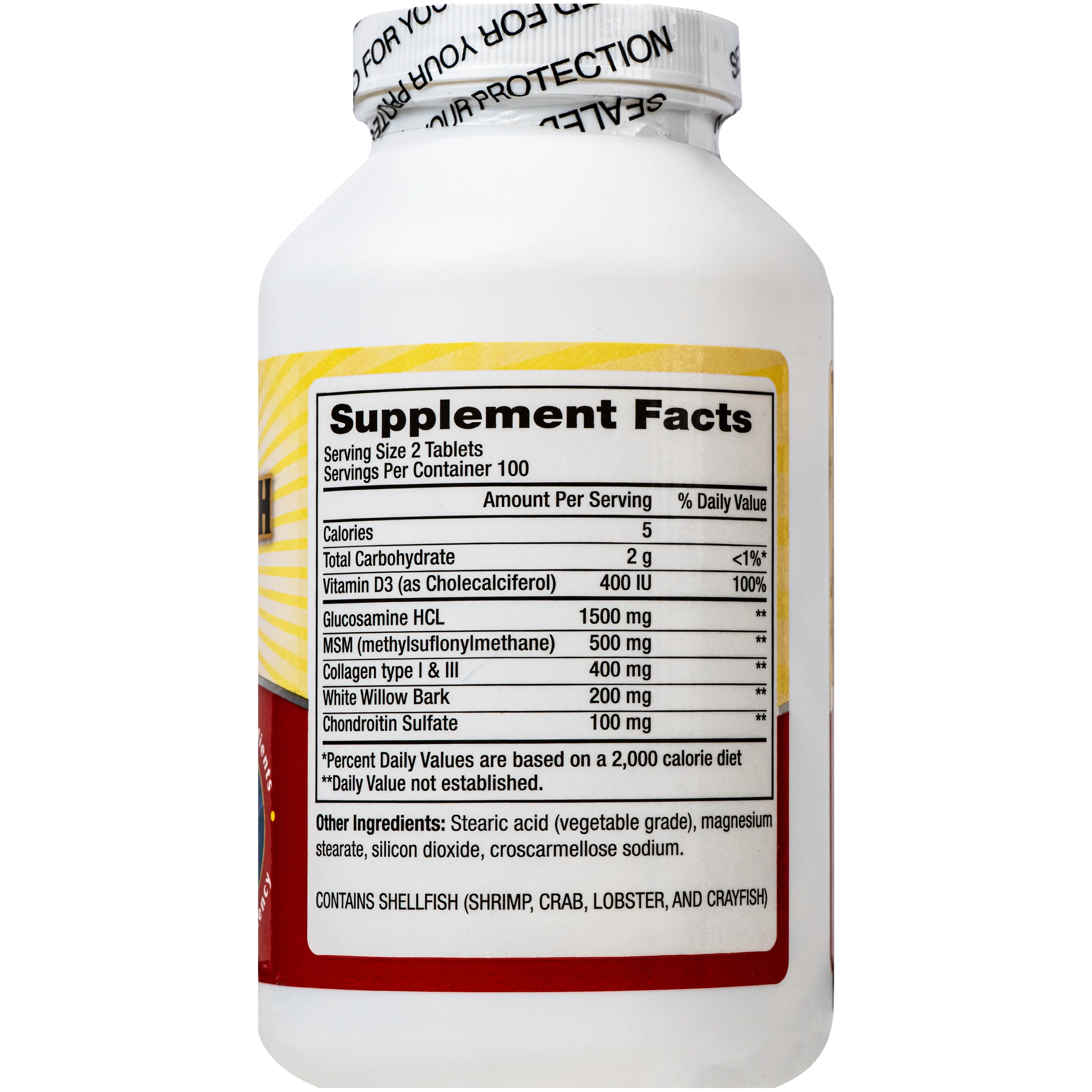 Viên uống hỗ trợ khớp, bổ sung dưỡng chất cho khớp Triple Strength Glucosamine 1500mg Pharmekal (200 viên) 3