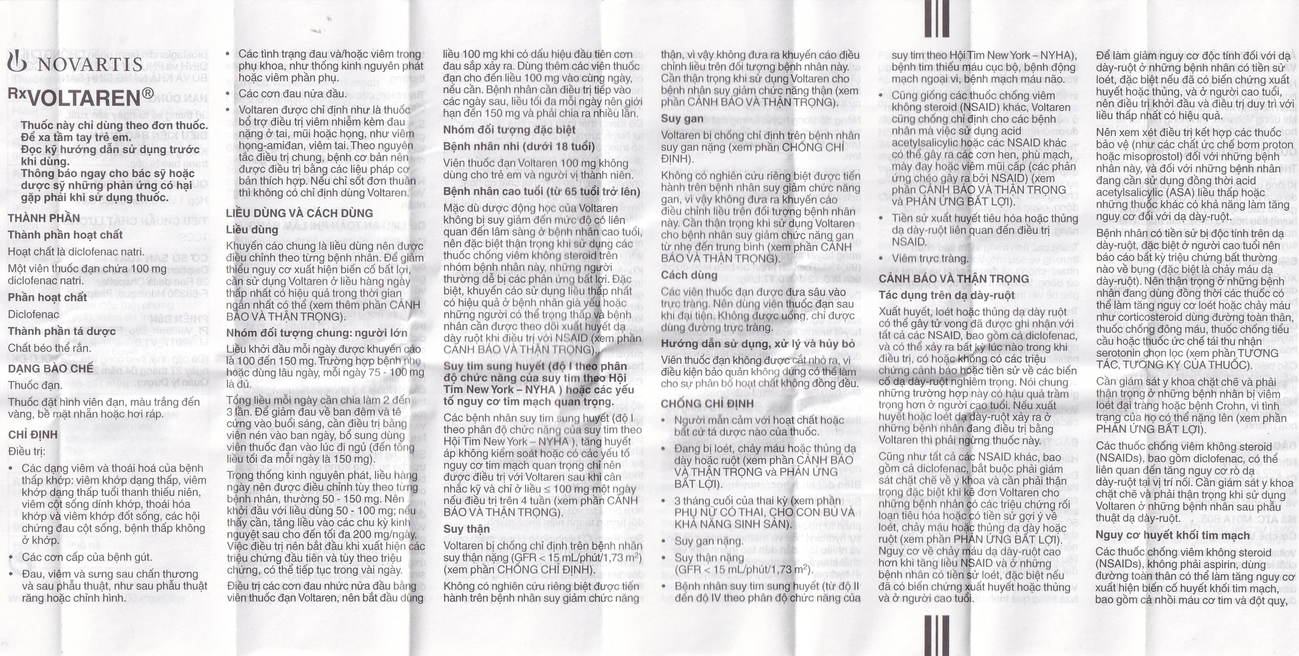 Viên đặt Voltaren 100mg Novartis điều trị viêm và thoái hóa của bệnh thấp khớp (1 vỉ x 5 viên)