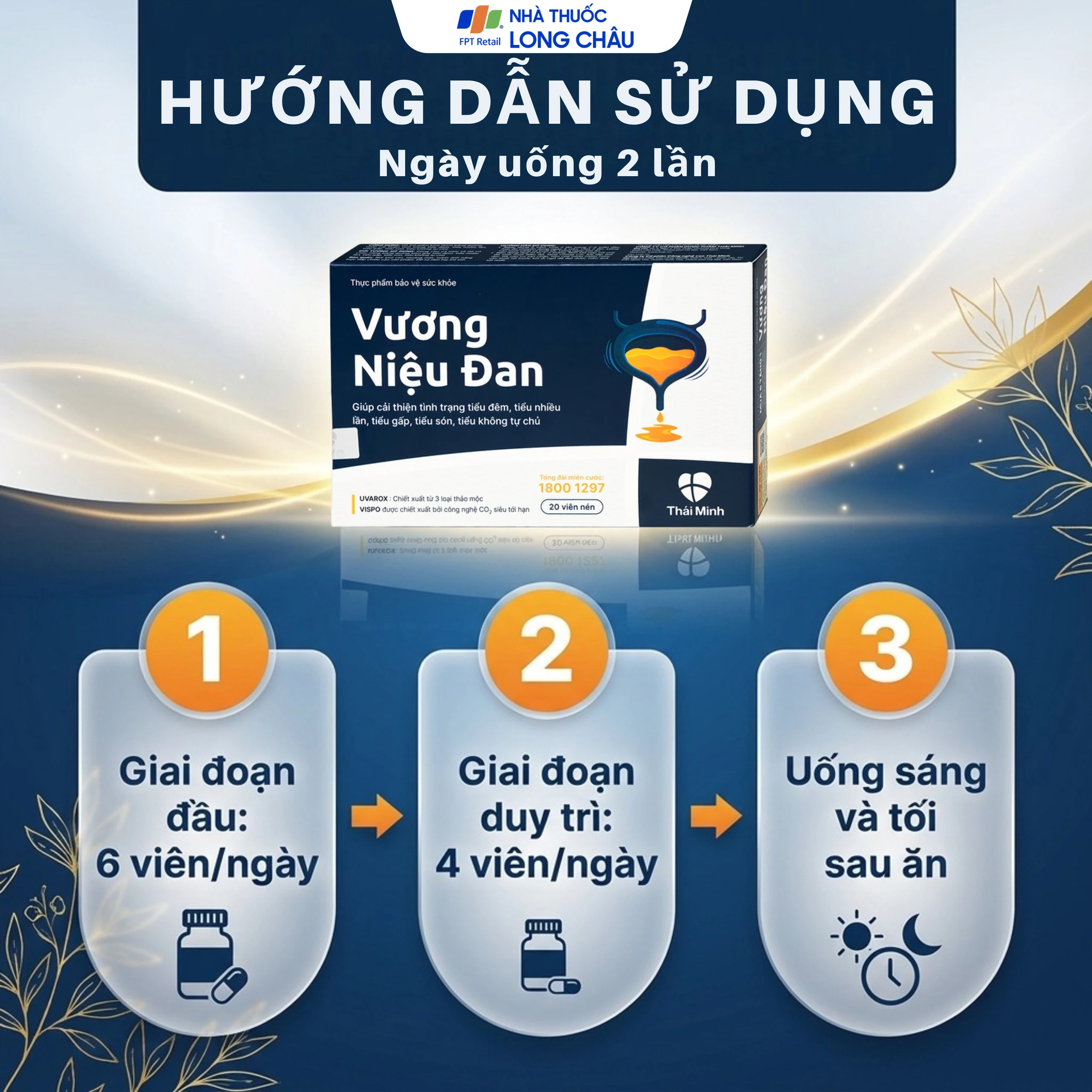 Viên uống giảm tiểu đêm Vương Niệu Đan Thái Minh (20 viên) 5