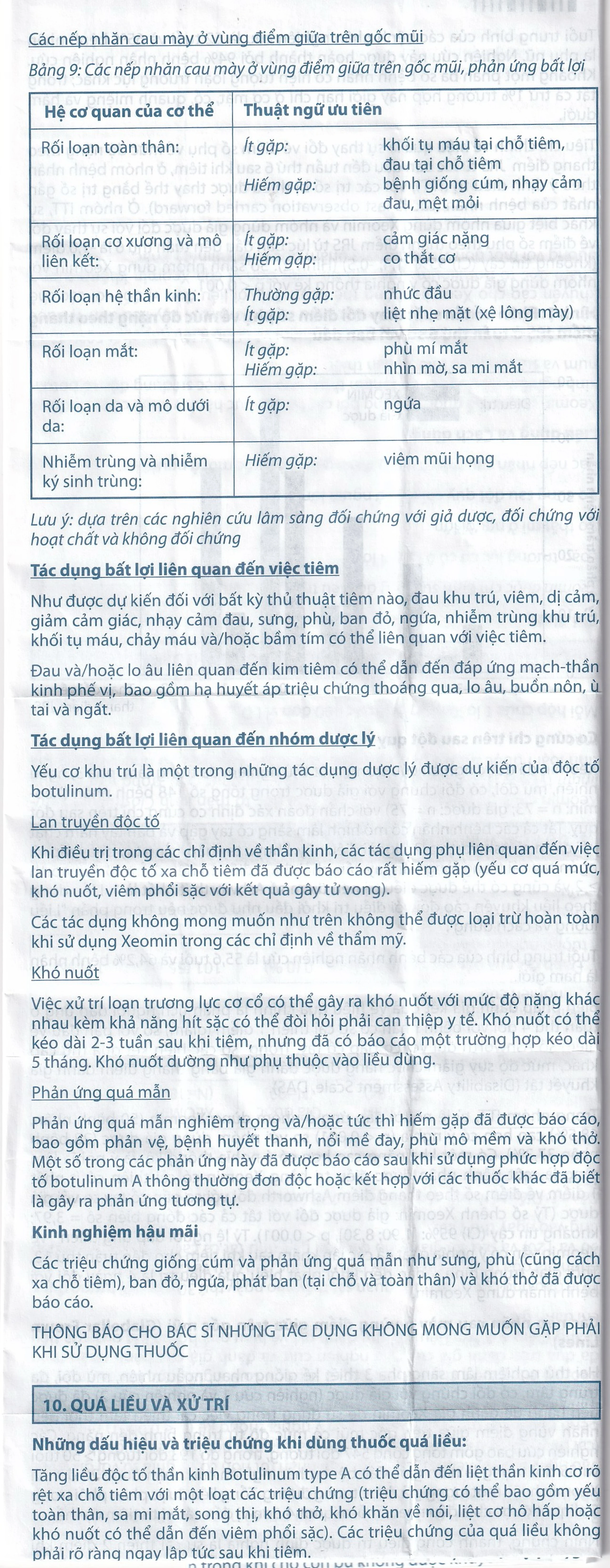 Thuốc Xeomin 100 Units Merz điều trị loạn trương lực cơ cổ, co thắt mi, co cứng sau đột quỵ chi trên
