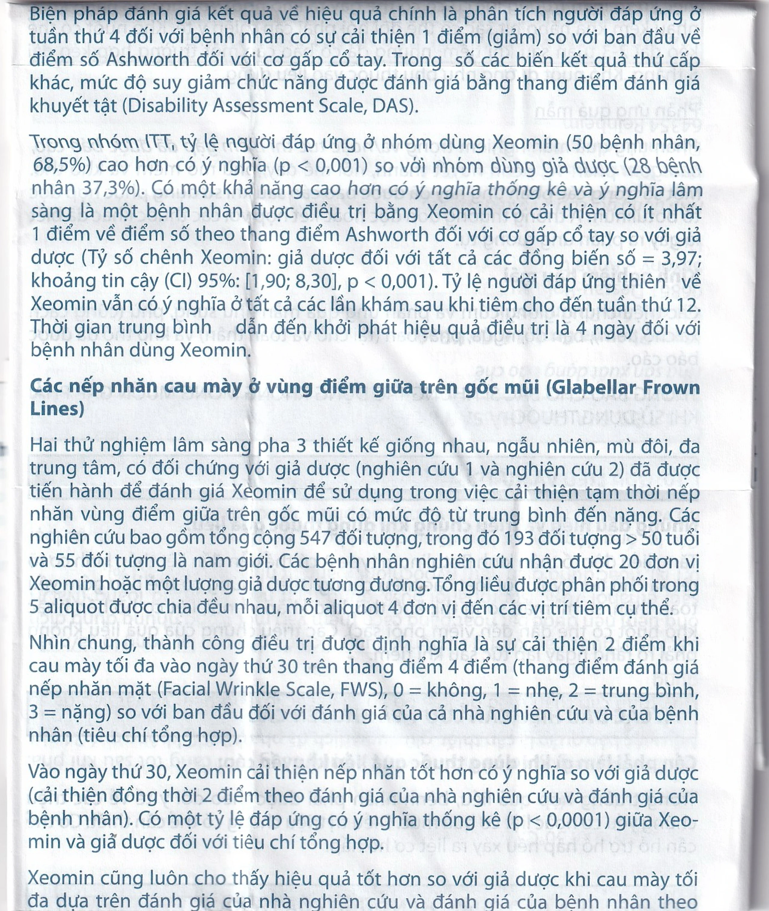 Thuốc Xeomin 100 Units Merz điều trị loạn trương lực cơ cổ, co thắt mi, co cứng sau đột quỵ chi trên