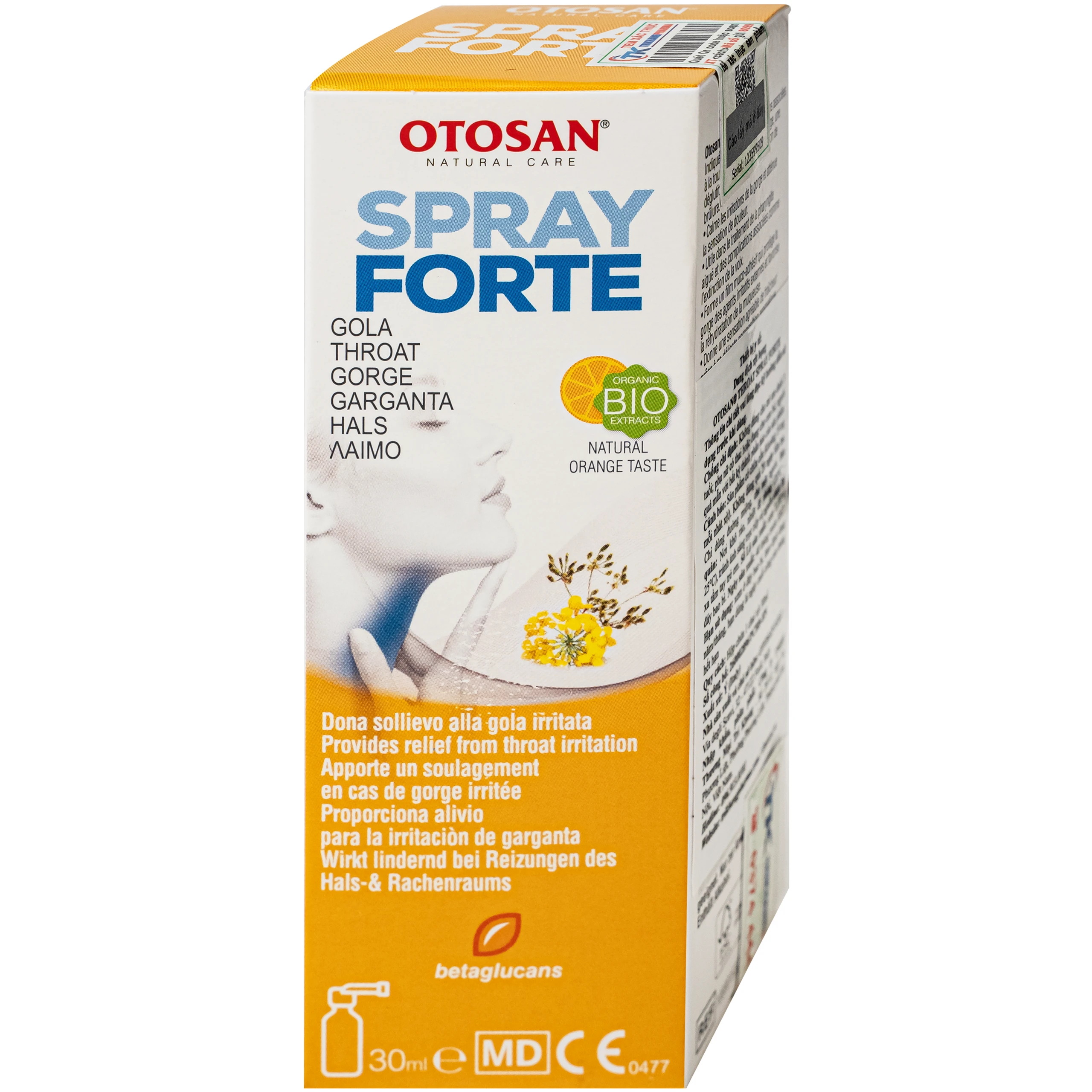 Xịt họng Otosan Forte 30ml hỗ trợ giảm viêm họng cấp tính, viêm hô hấp, giảm đau rát họng 8