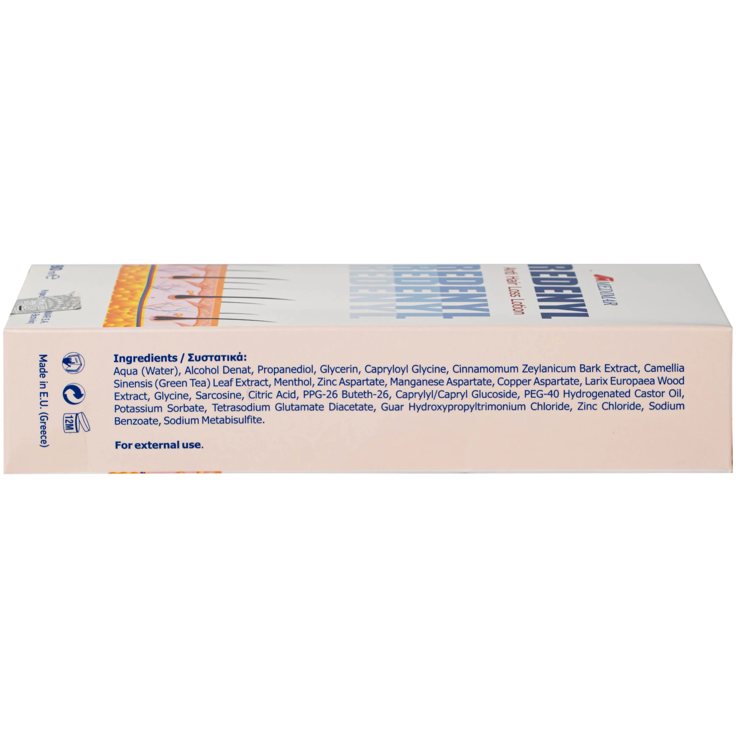 Xịt mọc tóc, ngăn ngừa rụng tóc Redenyl Lotion Medimar 80ml
