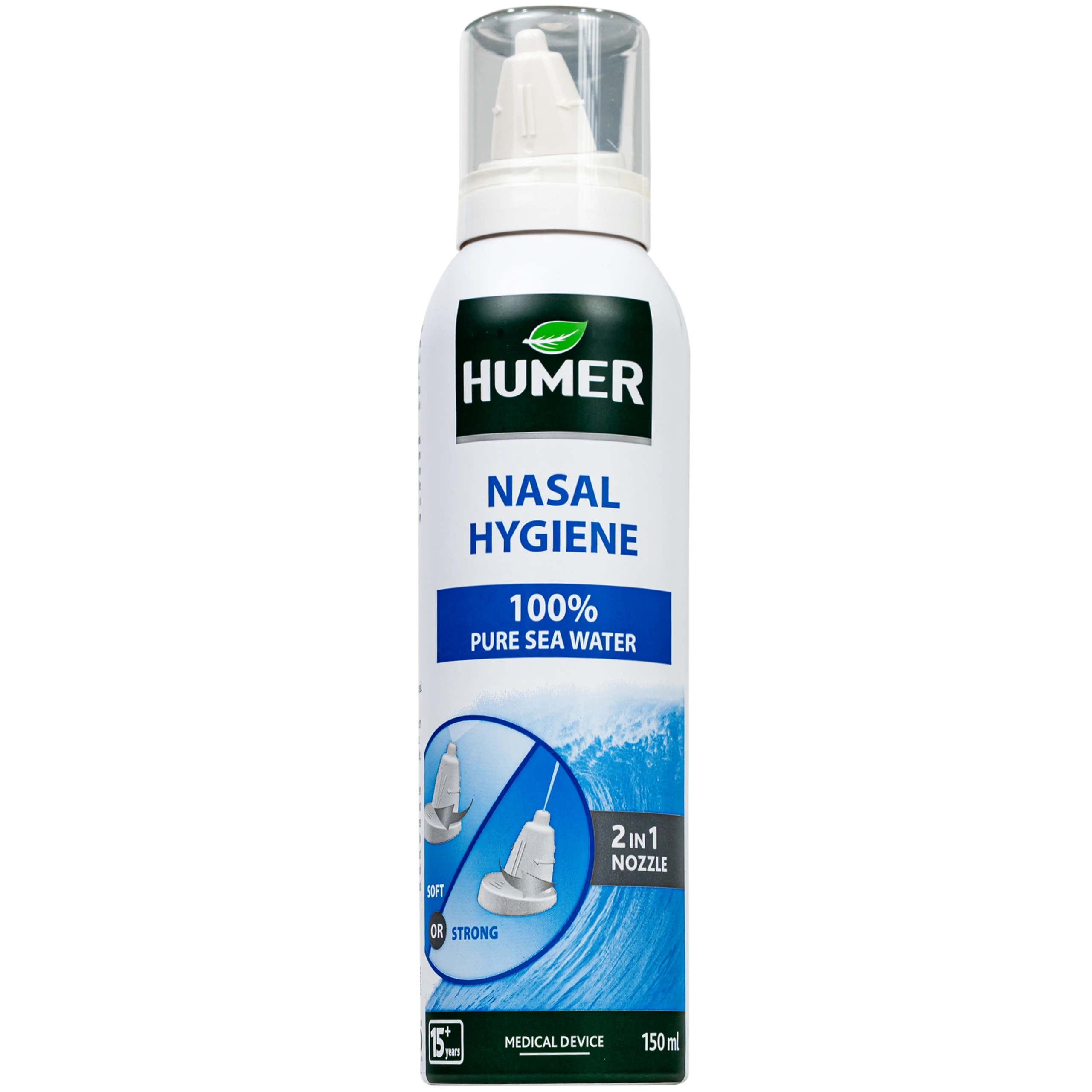 Xịt mũi người lớn Humer 150 Nasal Hygiene Adults 150ml giúp vệ sinh mũi hàng ngày cho người trên 15 tuổi 3
