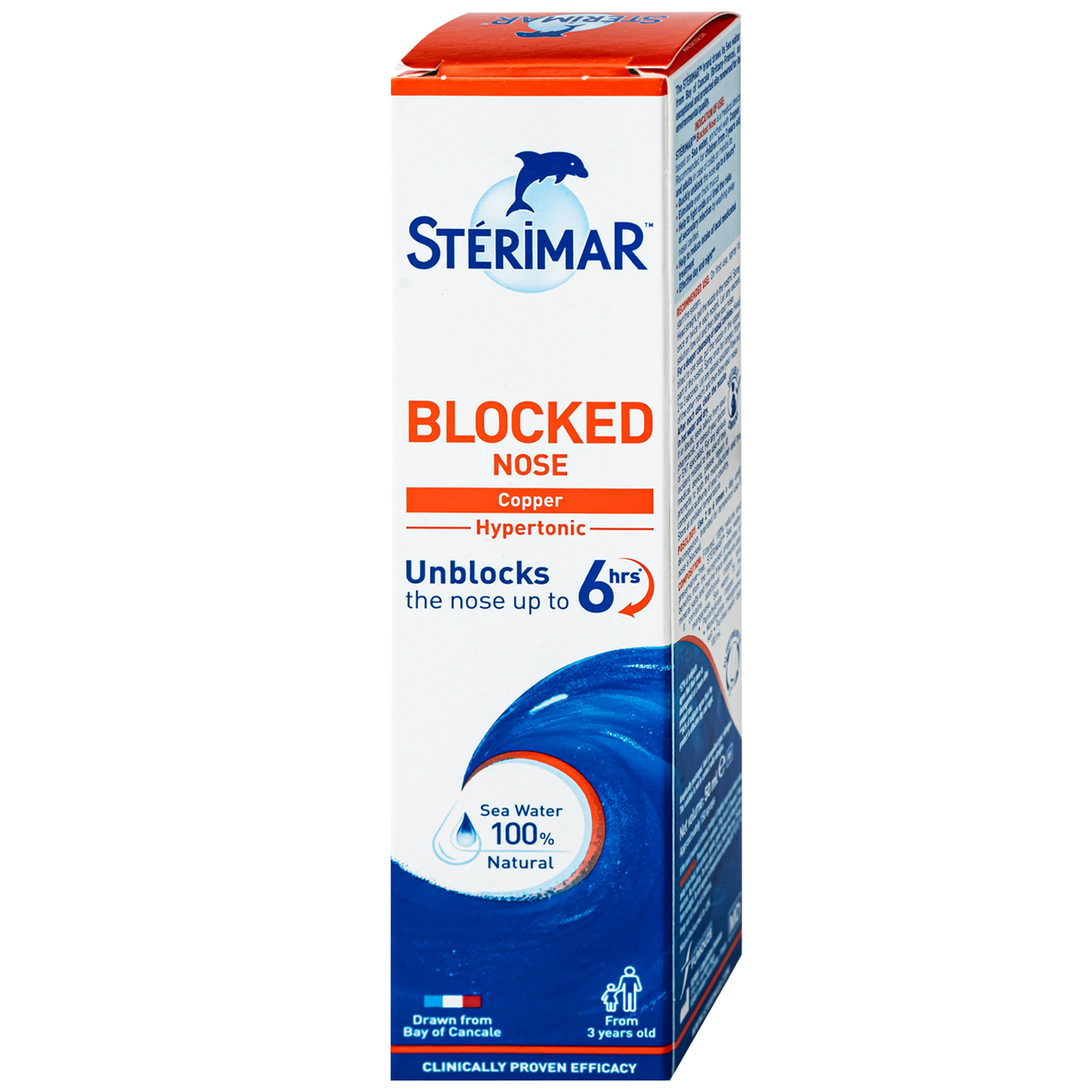Xịt mũi Sterimar Blocked Nose dùng cho người lớn và trẻ từ 3 tuổi - Giảm nghẹt mũi, viêm mũi, viêm xoang 50ml 6