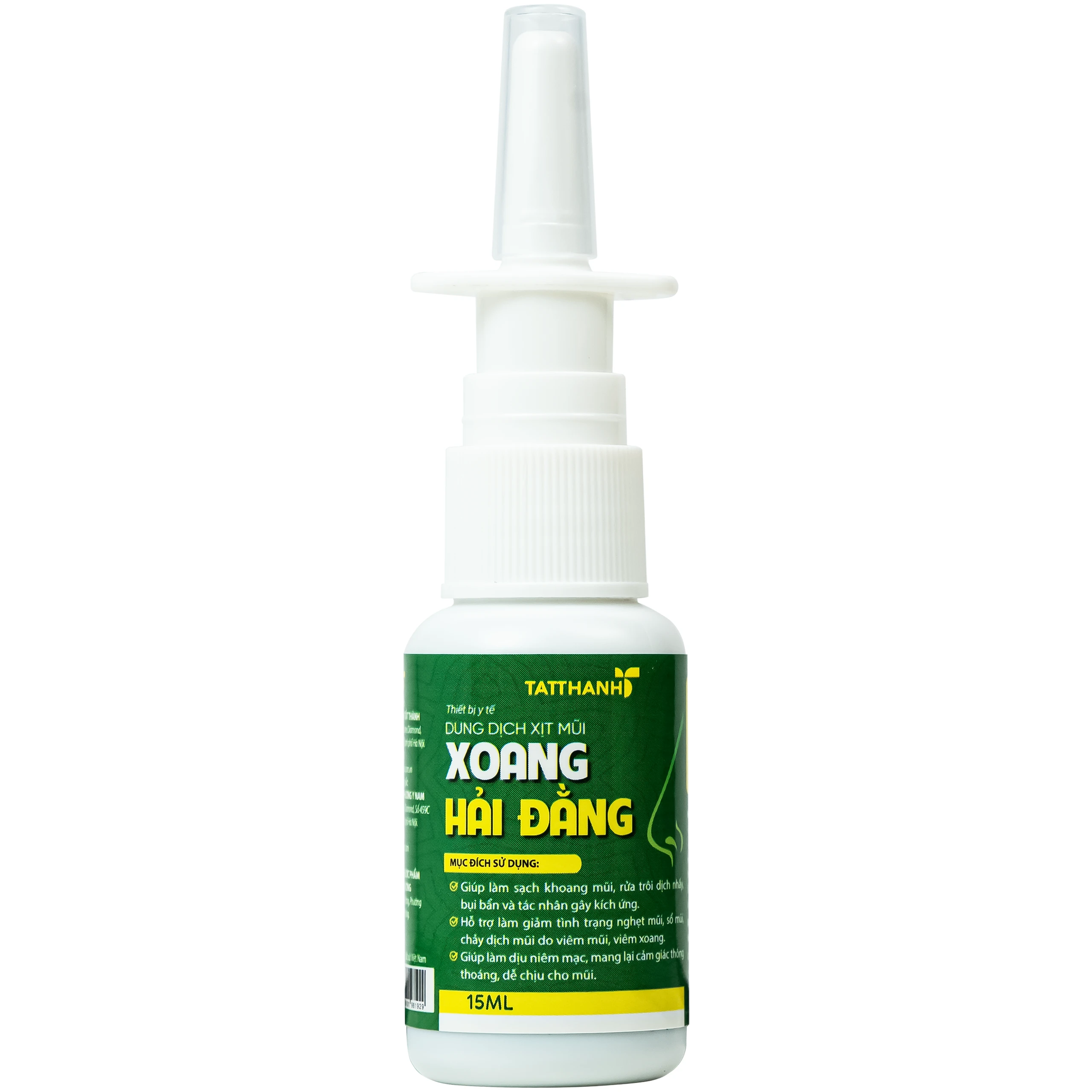 Xịt mũi xoang Hải Đằng giúp ngăn ngừa và giảm viêm xoang, viêm mũi dị ứng (15ml ) 5