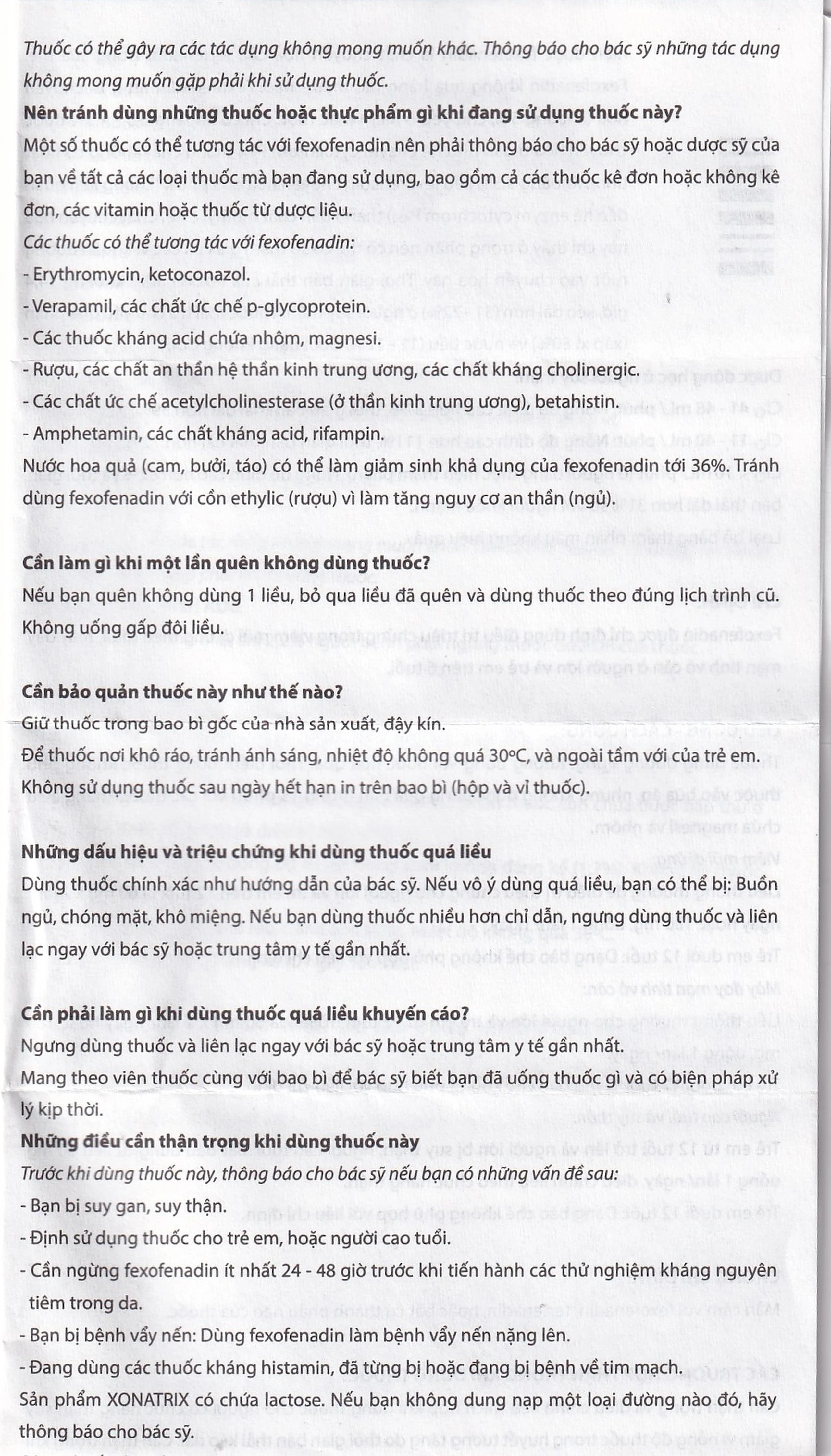 Thuốc Xonatrix 60mg DaviPharm điều trị triệu chứng viêm mũi dị ứng theo mùa (3 vỉ x 10 viên)