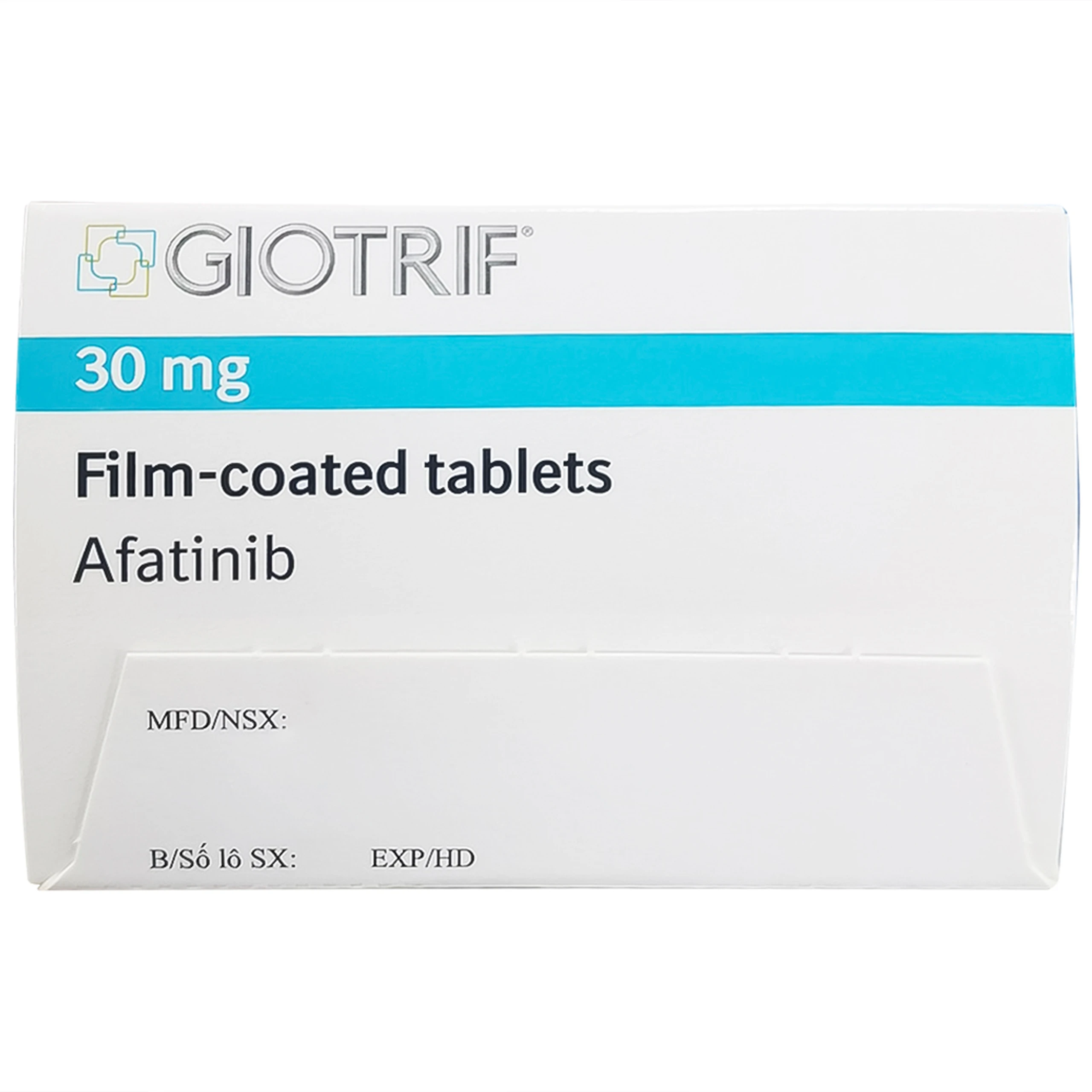 Thuốc Giotrif 30mg Boehringer điều trị ung thư phổi (4 vỉ x 7 viên)