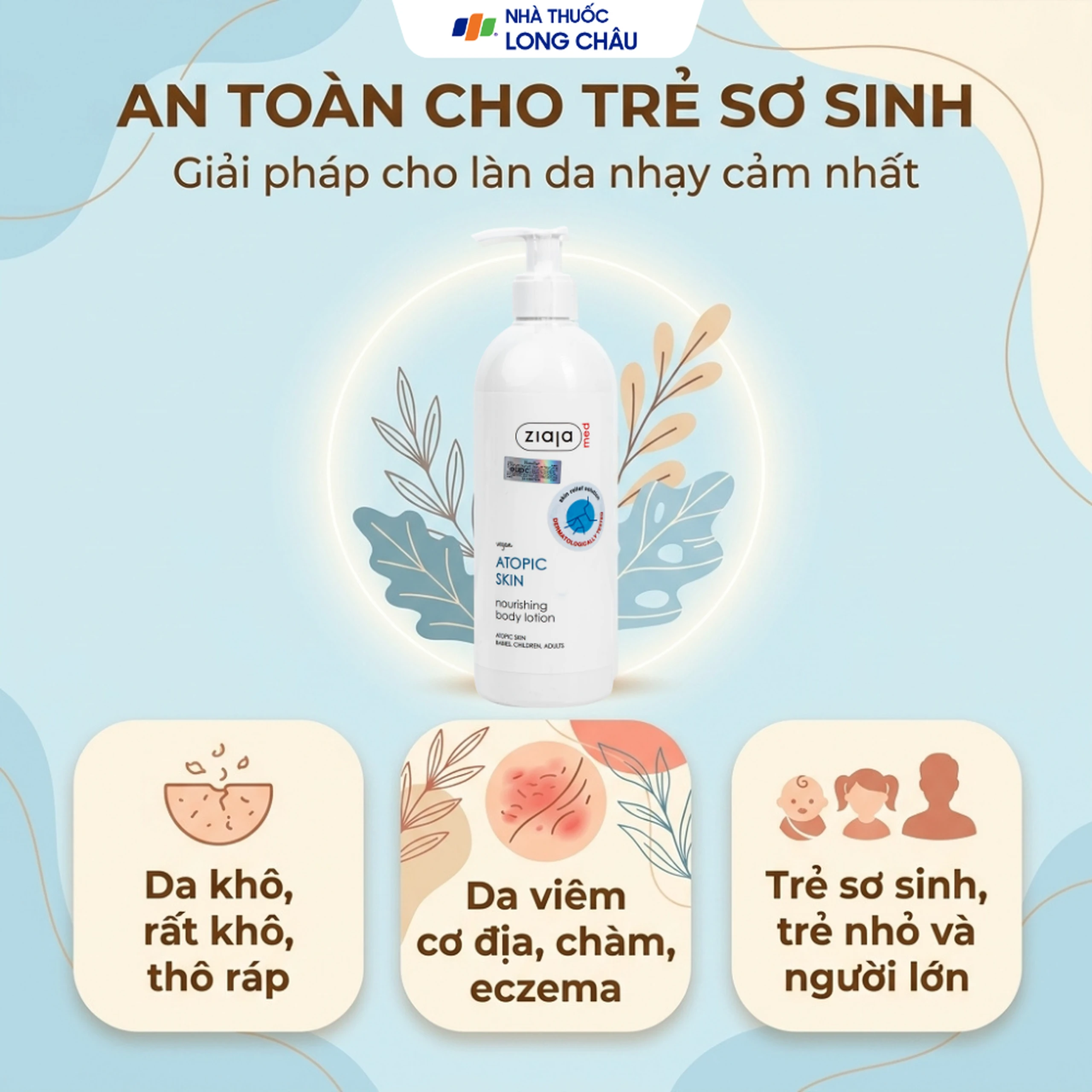 Nhũ tương dưỡng ẩm, làm mềm da Ziaja 1% urê Baniphar 400ml 6