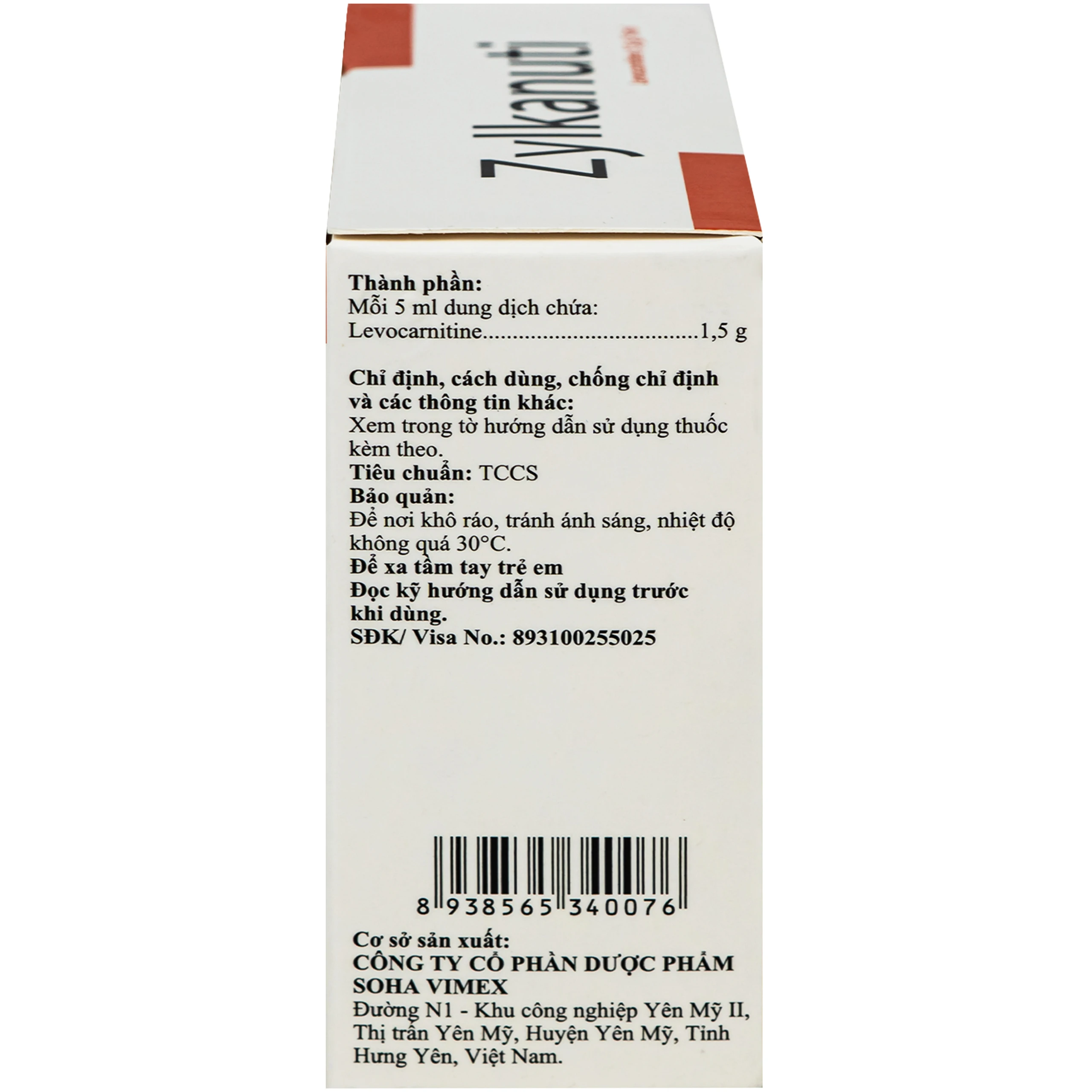 Thuốc Zylkanuti 1.5g Sohavimex điều trị chứng mệt mỏi suy nhược, hỗ trợ điều trị suy gan, rối loạn chức năng gan, hỗ trợ tiêu hóa (Hộp 20 ống x 5ml) 4