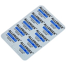 Thuốc Allergex 8mg OPV điều trị viêm mũi dị ứng, mày đay vô căn mạn tính (5 vỉ x 10 viên)