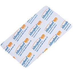 Thuốc Allerphast 180mg Mebiphar điều trị viêm mũi dị ứng theo mùa, mày đay mạn tính vô căn (1 vỉ x 10 viên)