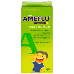 Siro New Ameflu Day Time 160mg/5ml OPV giảm các triệu chứng cảm cúm (60ml)
