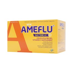 Viên nén New Ameflu Day Time +C OPV điều trị cảm lạnh, cảm cúm (10 vỉ x 10 viên)