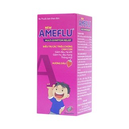 Siro Ameflu Multi-Symtom Relief OPV hương dâu điều trị các triệu chứng cảm cúm (60ml)