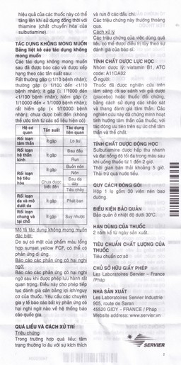 Thuốc Arcalion 200 Servier điều trị các giai đoạn mệt mỏi tạm thời (30 viên)