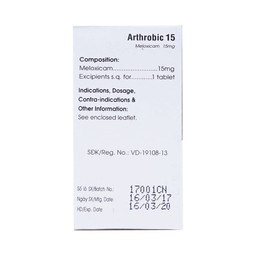 Thuốc Arthrobic 15 Mekophar điều trị viêm đau xương khớp, viêm khớp dạng thấp (30 viên)