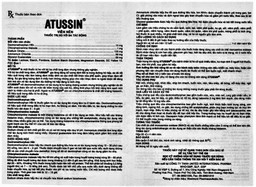 Thuốc Atussin United hỗ trợ giảm các triệu chứng ho (25 vỉ x 4 viên)