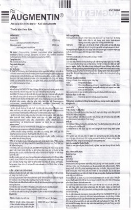 Bột Augmentin 250mg/31.25mg GSK điều trị nhiễm khuẩn (12 gói)