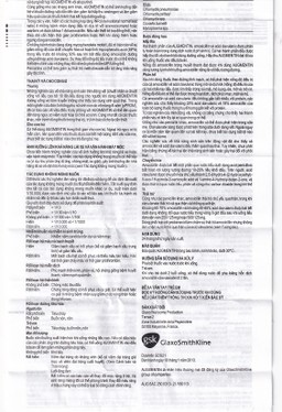 Bột Augmentin 250mg/31.25mg GSK điều trị nhiễm khuẩn (12 gói)