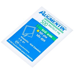 Bột Augmentin 500mg/62.5mg GSK điều trị nhiễm khuẩn (12 gói)