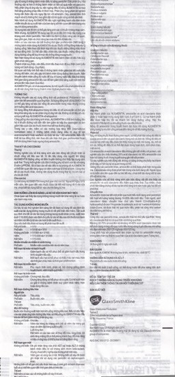 Bột Augmentin 500mg/62.5mg GSK điều trị nhiễm khuẩn (12 gói)