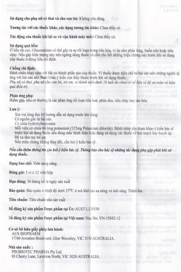 Thuốc Ausbiobone Biopharm điều trị triệu chứng thoái hóa khớp gối nhẹ và trung bình (60 viên)