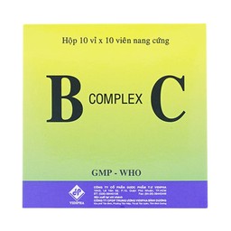 Thuốc B Complex C Vidipha bổ sung các vitamin nhóm B, C (10 vỉ x 10 viên)