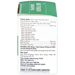 Thuốc Bài Thạch Danapha điều trị sỏi thận - tiết niệu, sỏi mật (45 viên)